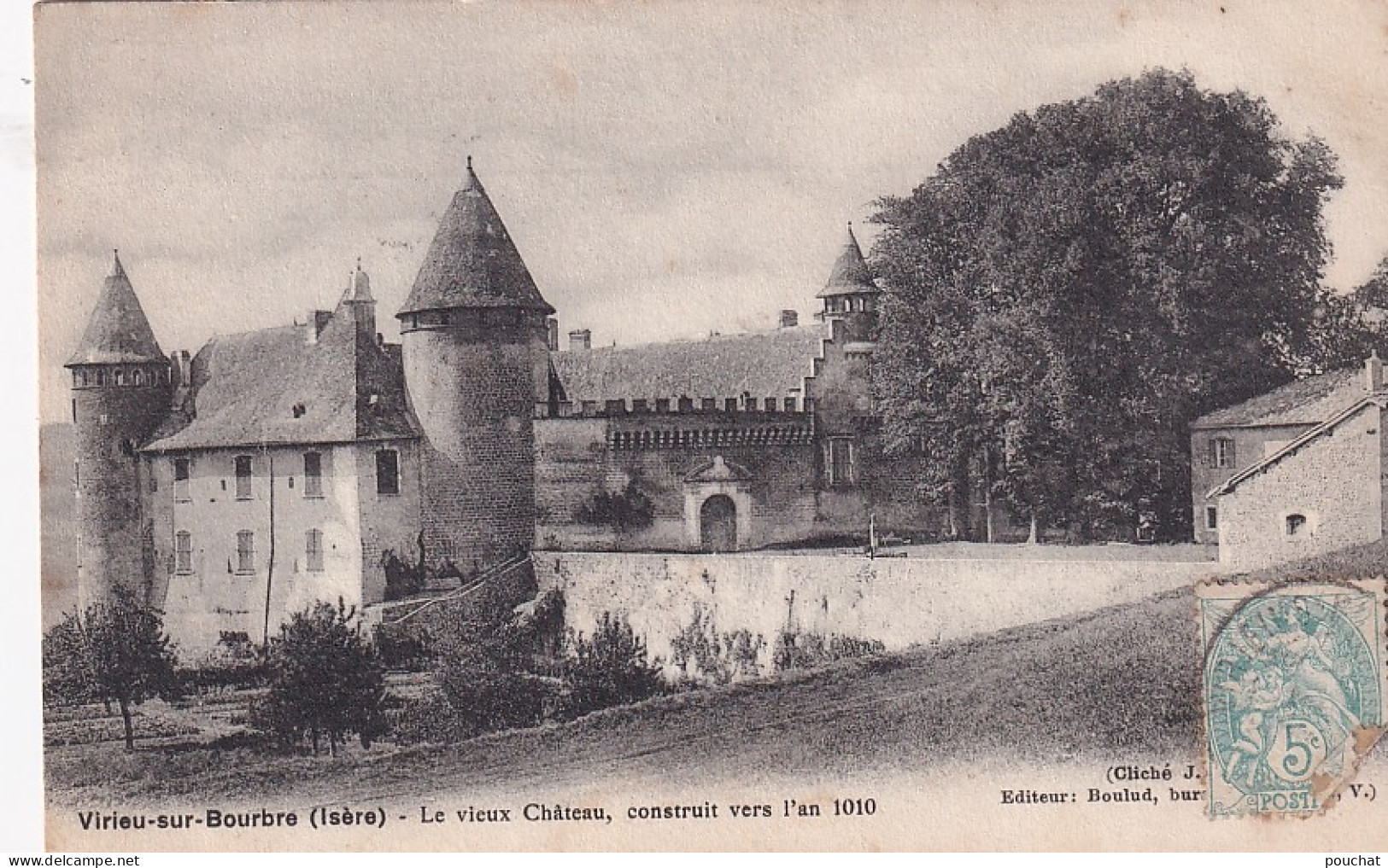 UR Nw33-(38) VIRIEU SUR BOURBRE - LE VIEUX CHATEAU , CONSTRUIT VERS L'AN 1010 - Virieu