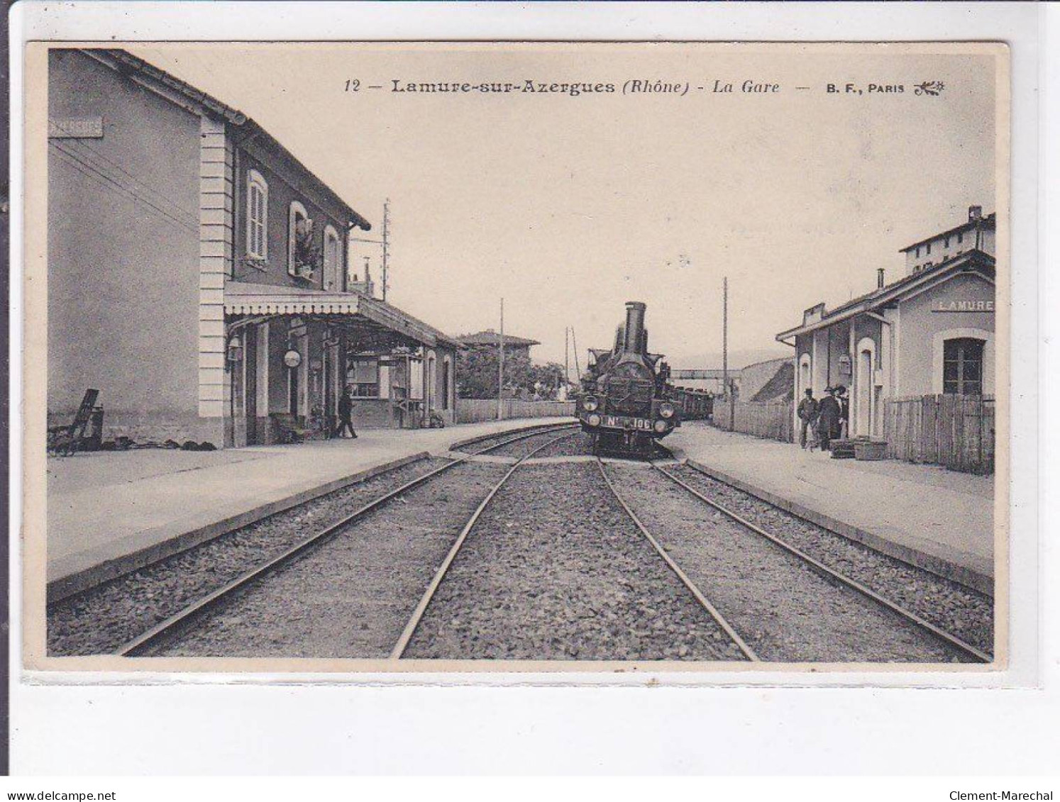 LAMURE-sur-AZERGUES: La Gare - Très Bon état - Lamure Sur Azergues