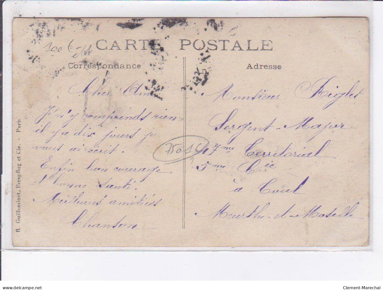 PARIS: 75016, Café Restaurant Billiard, Maison Chanson - état - District 17