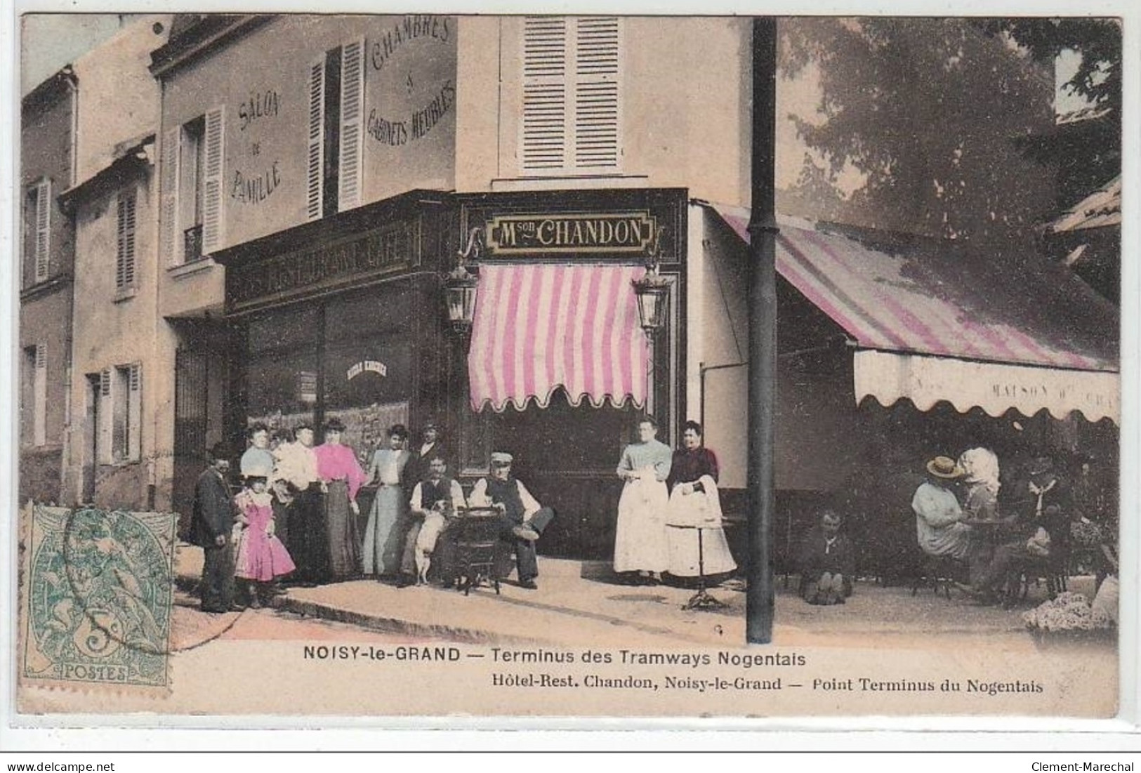 NOISY LE GRAND : Terminus Des Tramways Nogentais - Maison Chandon - Très Bon état - Noisy Le Grand