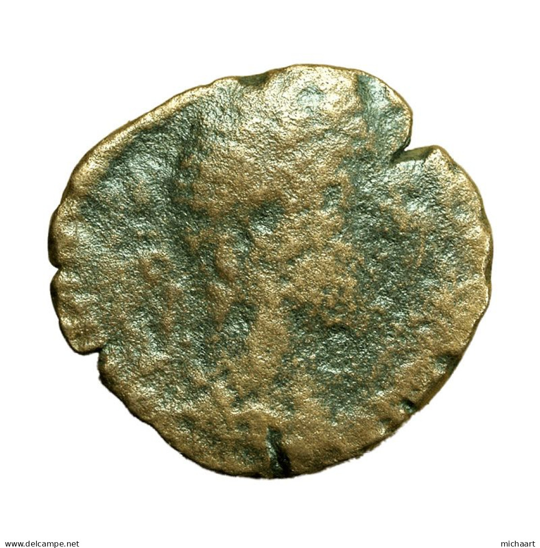 Roman Coin Uncertain Maybe Marcus Aurelius As AE22mm Victory Advancing 04061 - Die Antoninische Dynastie (96 / 192)