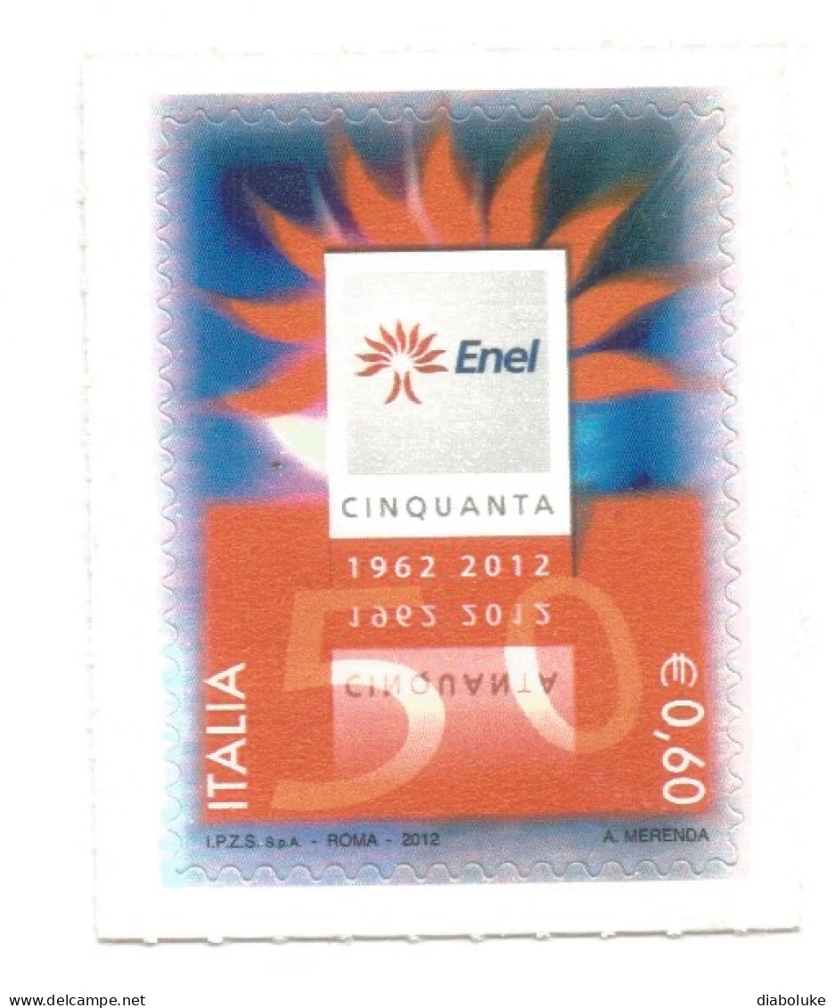 (REPUBBLICA ITALIANA) 2012, ENEL - Francobollo Nuovo MNH** - 2011-20: Mint/hinged