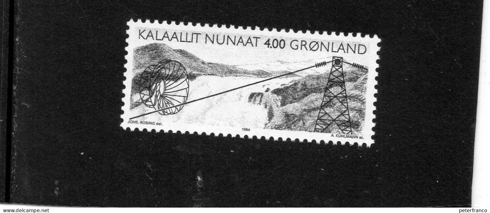 1994 Groenlandia - Energia Dall'acqua - Unused Stamps