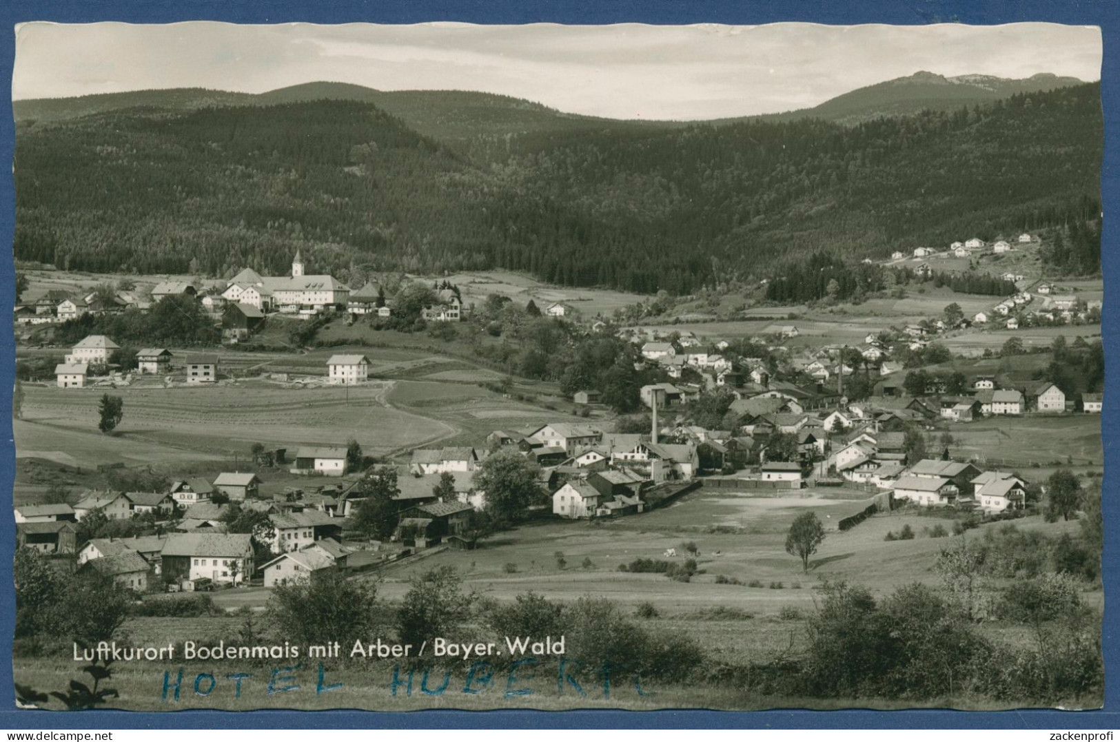 Luftkurort Bodenmais Mit Arber, Gelaufen 1958 (AK3442) - Bodenmais