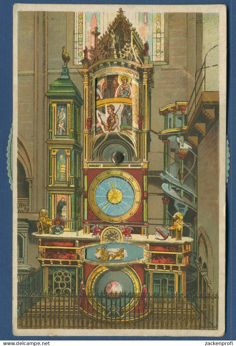 Straßburg Münsteruhr, Drehrad Mit Astronomischen Figuren, Ungebraucht (AK3417) - Elsass