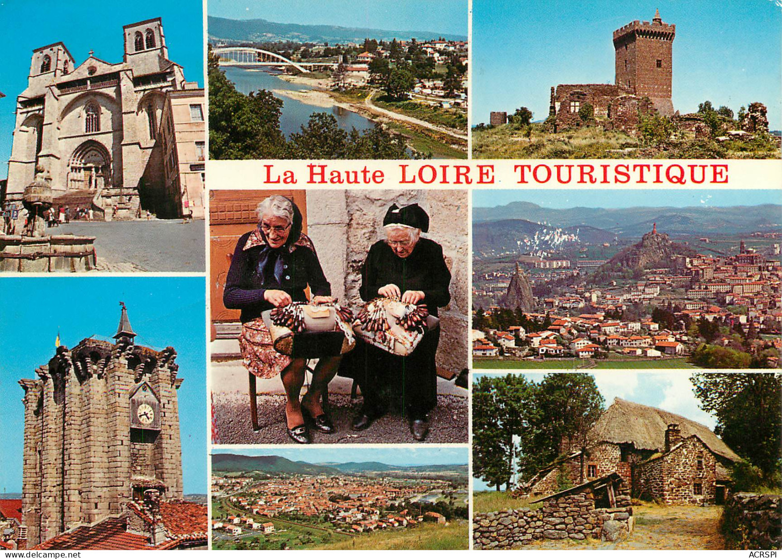 43 DENTELLIERES  Polignac  Chaise Dieu Bas En Basset Le Puy Langeac Saugues   Multivue  39 (scan Recto-verso)MA2285Bis - Langeac