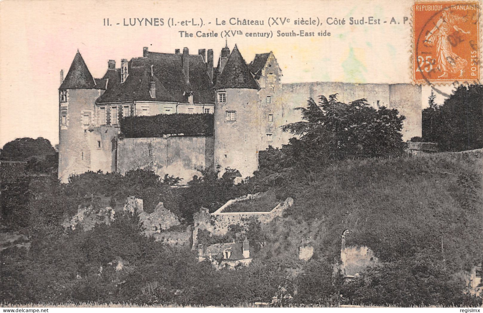 37-LUYNES LE CHATEAU-N°T1044-E/0015 - Luynes