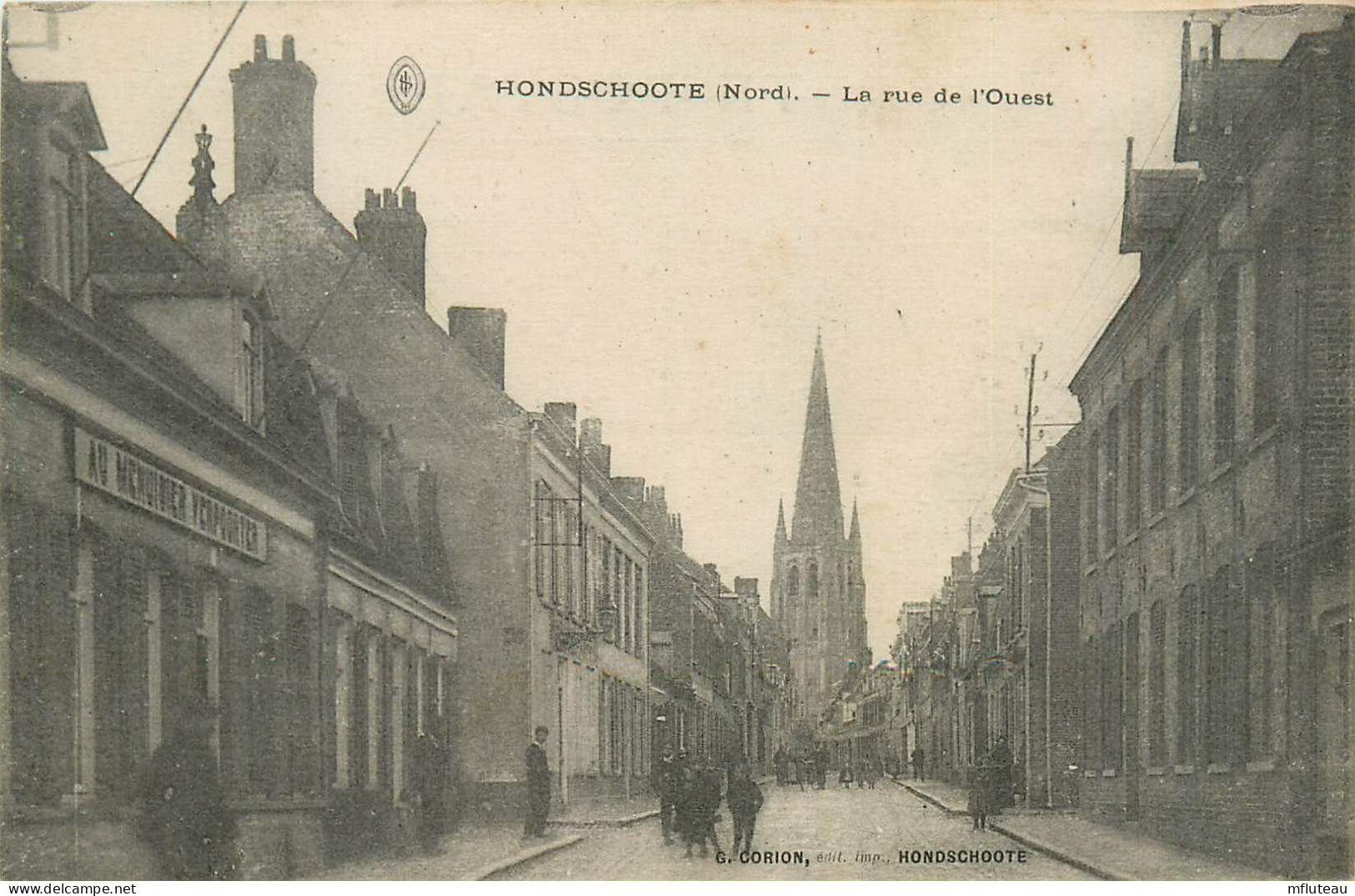 59* HONDSCHOOTE  La Rue De L Ouest      RL25,1111 - Hondshoote