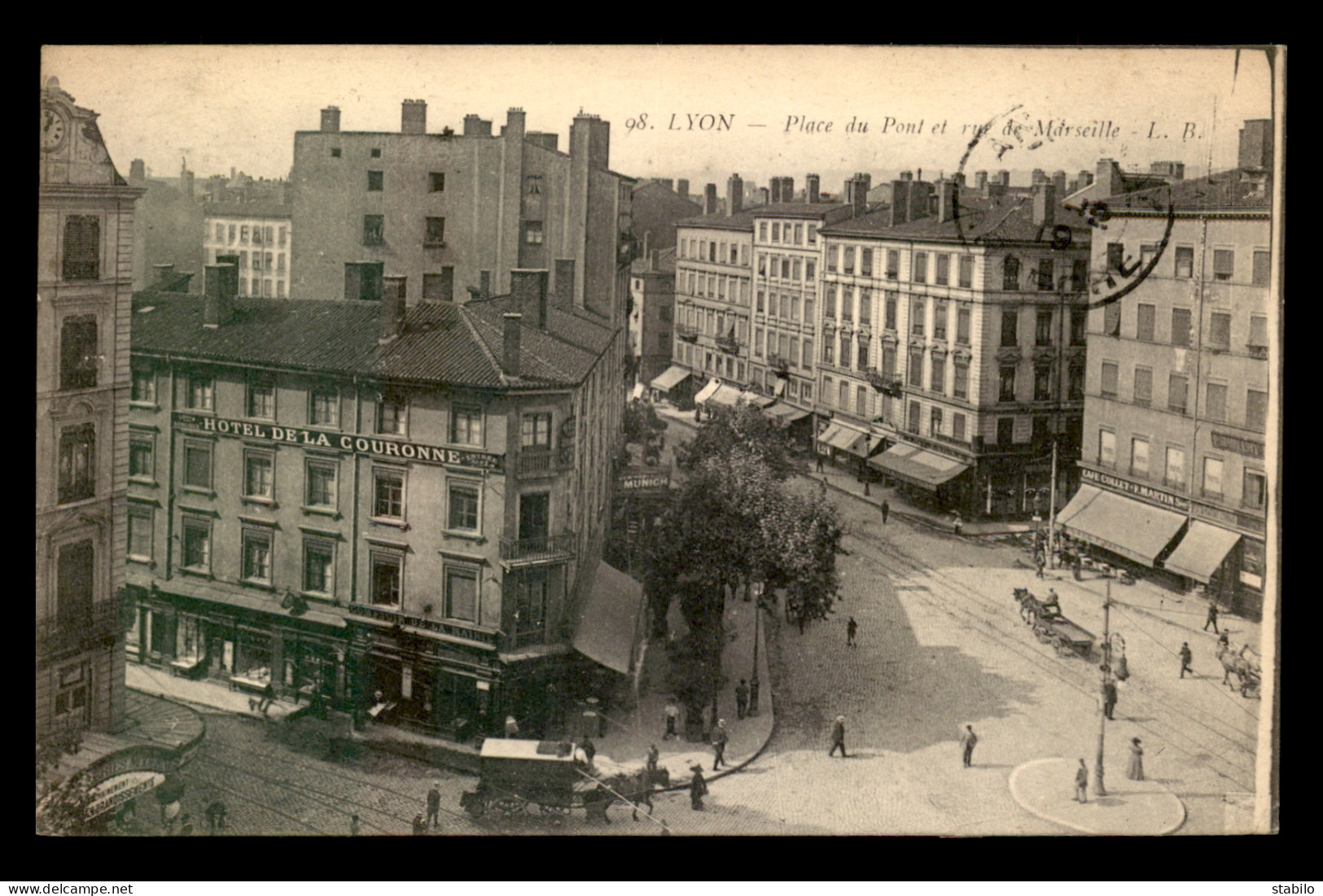 69 - LYON - 7EME - PLACE DU PONT ET RUE DE MARSEILLE - Lyon 7