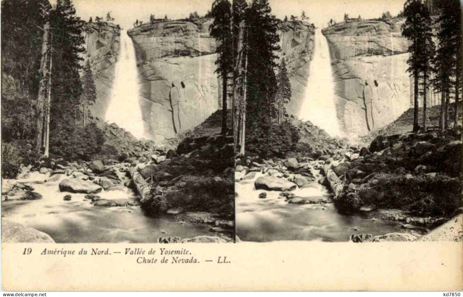 Valle De Yosemite - Stereo Card - Altri & Non Classificati