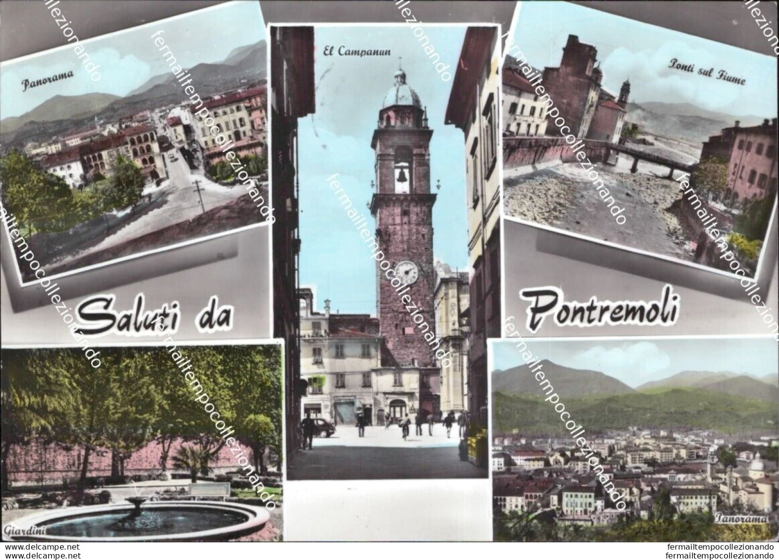 Al790 Cartolina Saluti Da Pontremoli Provincia Di Massa Carrara Toscana - Massa