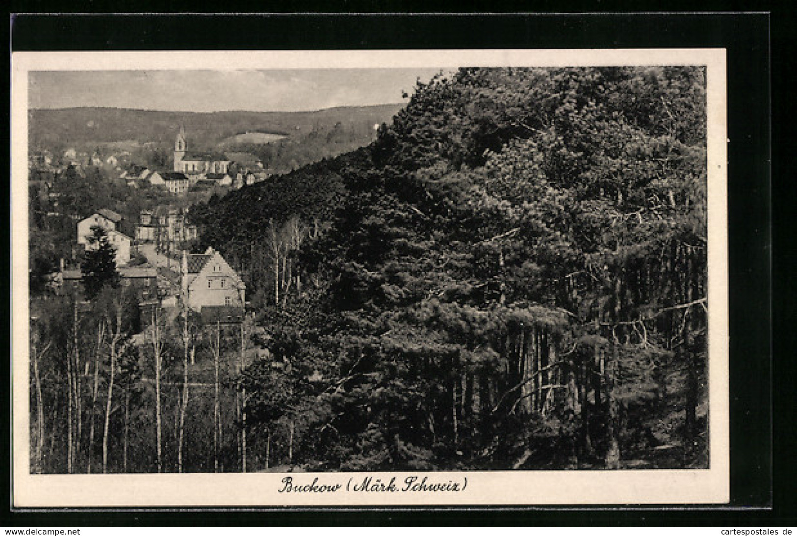 AK Buckow /Märk. Schweiz, Blick Auf Den Ort  - Buckow