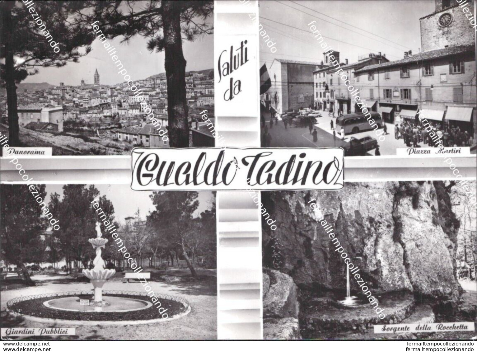 Al810 Cartolina Saluti Da Gualdo Tadino Provincia Di Perugia Umbria - Perugia