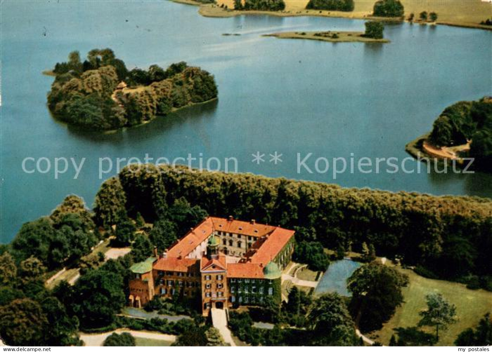 73680000 Eutin Fliegeraufnahme Schloss Rosenstadt Eutin - Eutin