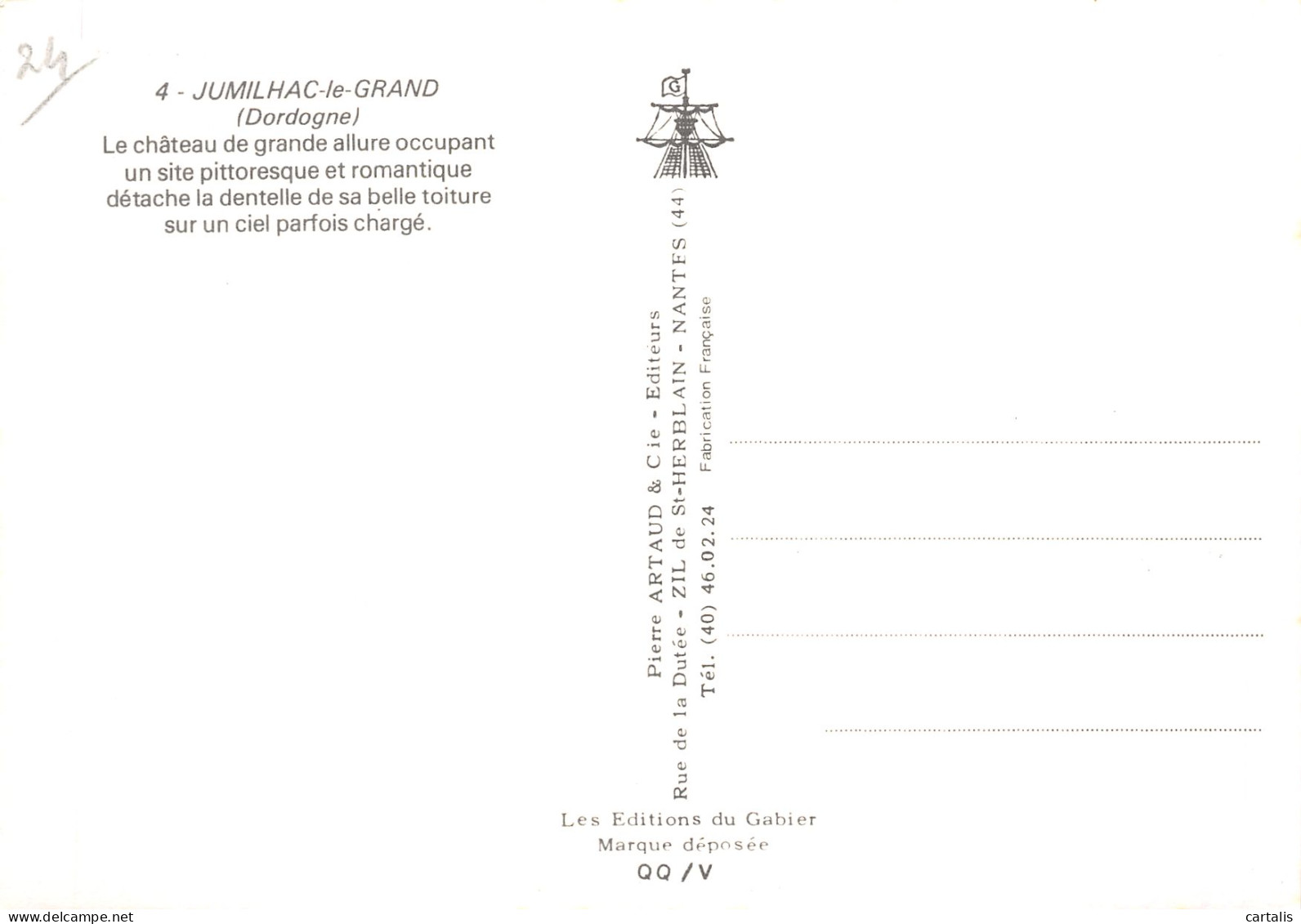 24-JUMILHAC LE GRAND-N° 4454-A/0051 - Altri & Non Classificati