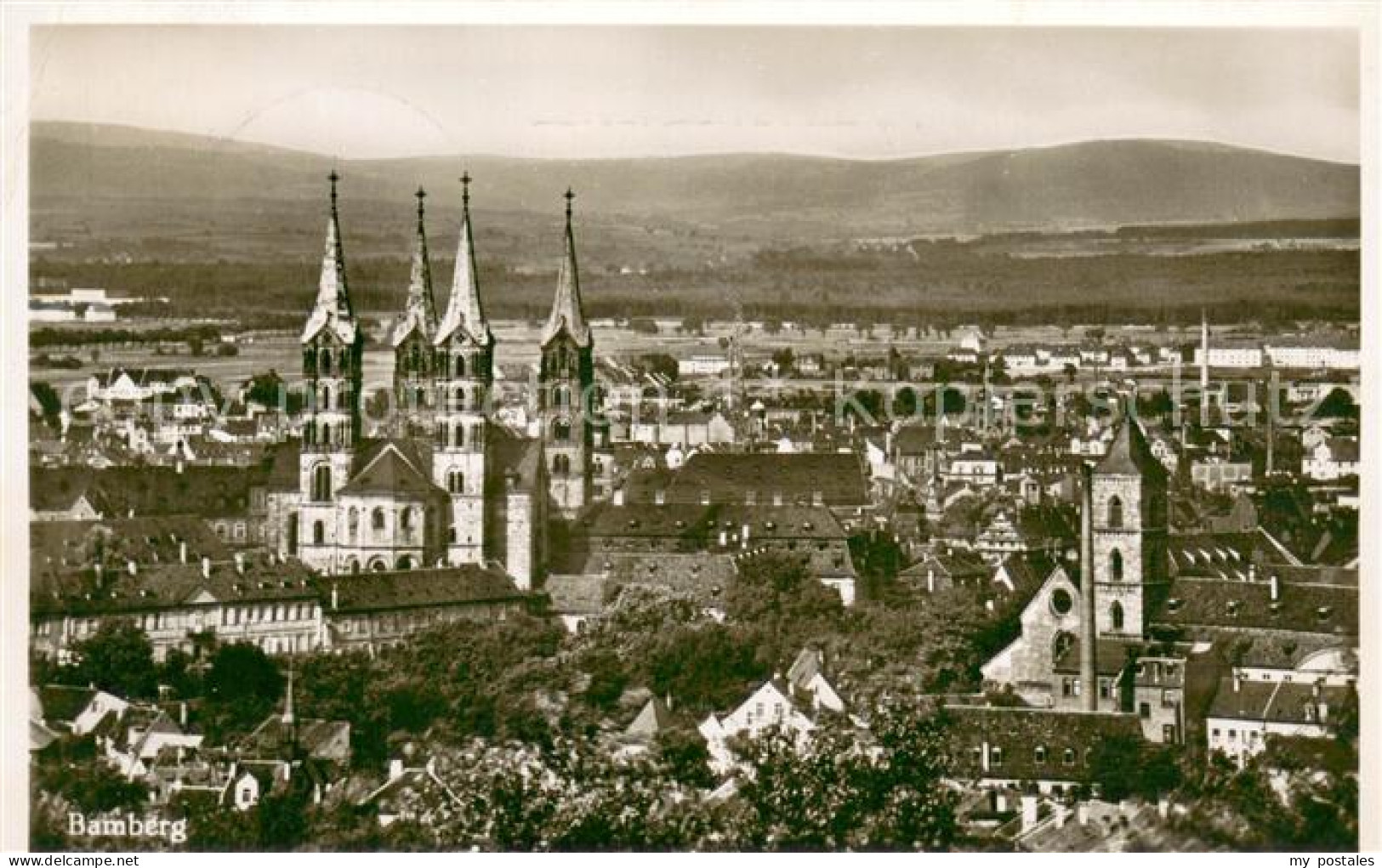 73675008 Bamberg Fliegeraufnahme Mit Kirche Bamberg - Bamberg