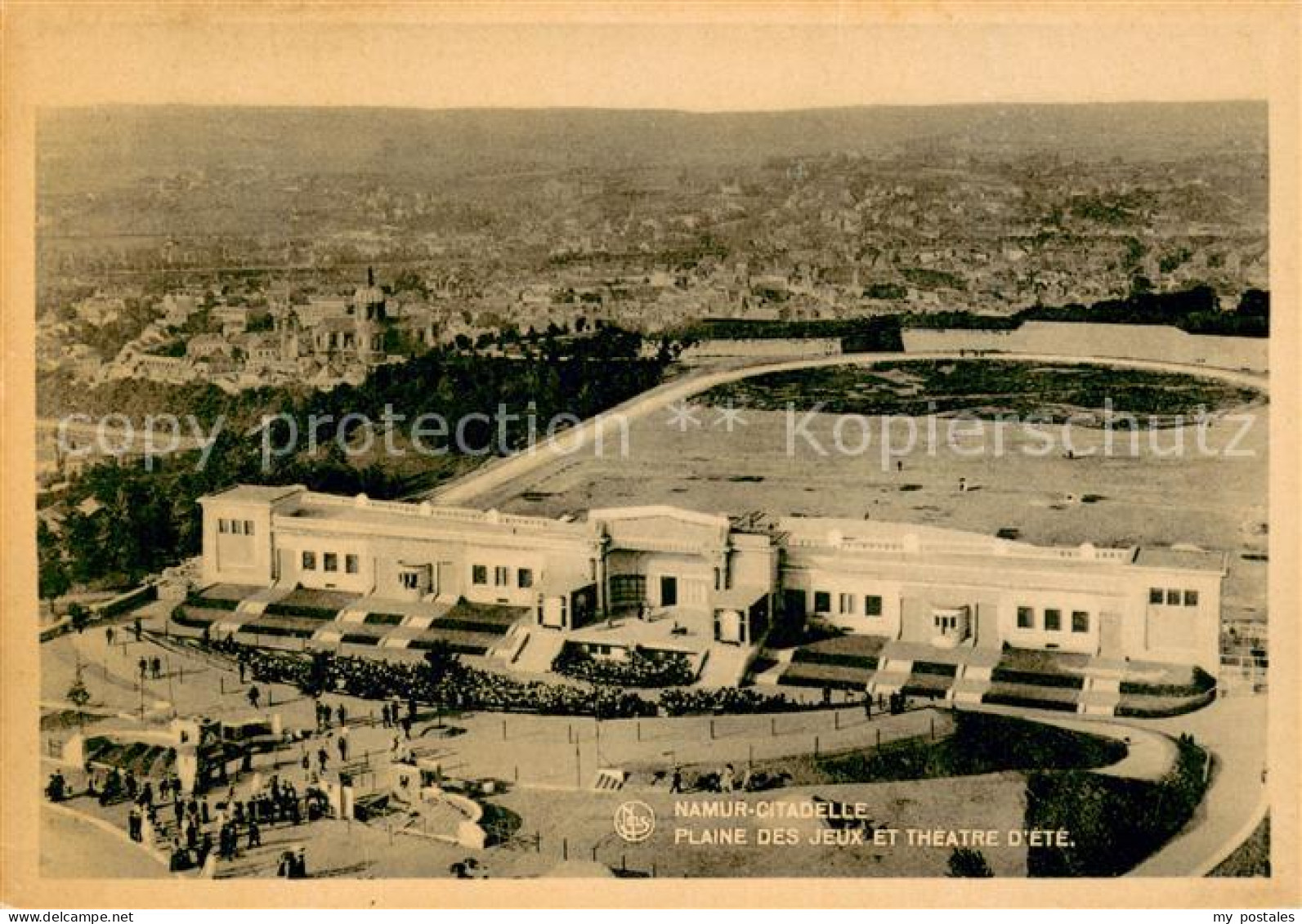 73674569 Namur Sur Meuse Citadelle Plaine Des Jeux Et Theatre D’Ete Vue Aerienne - Namur