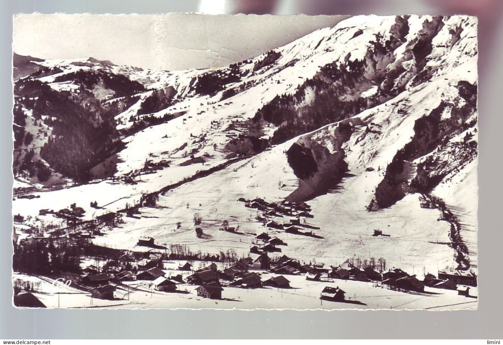 74 - LES CONTAMINES-MONTJOIE - VUE GÉNÉRALE DE LA STATION EN HIVER -  - Les Contamines-Montjoie