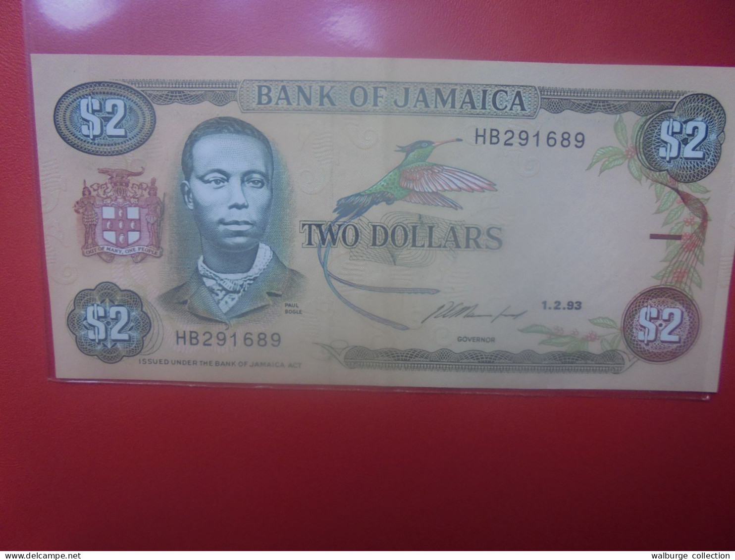 JAMAIQUE 2$ 1993 Circuler (B.33) - Jamaica