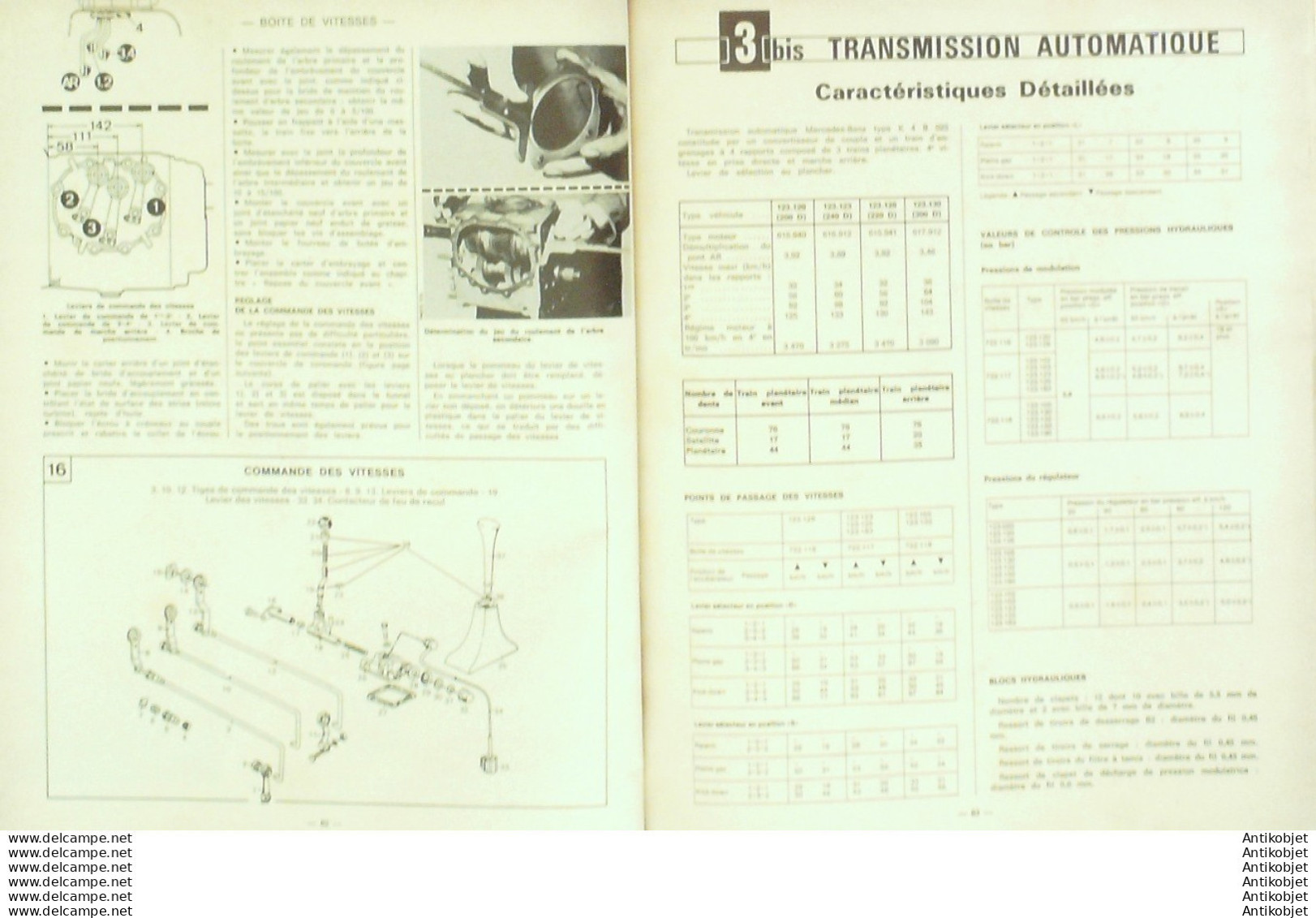 Revue Technique Automobile Revue Tech. Automobile 1980 N°400 Mercedes-Benz W123 200D-220D 240D-300D Renault 12   N°400 - Auto/Moto