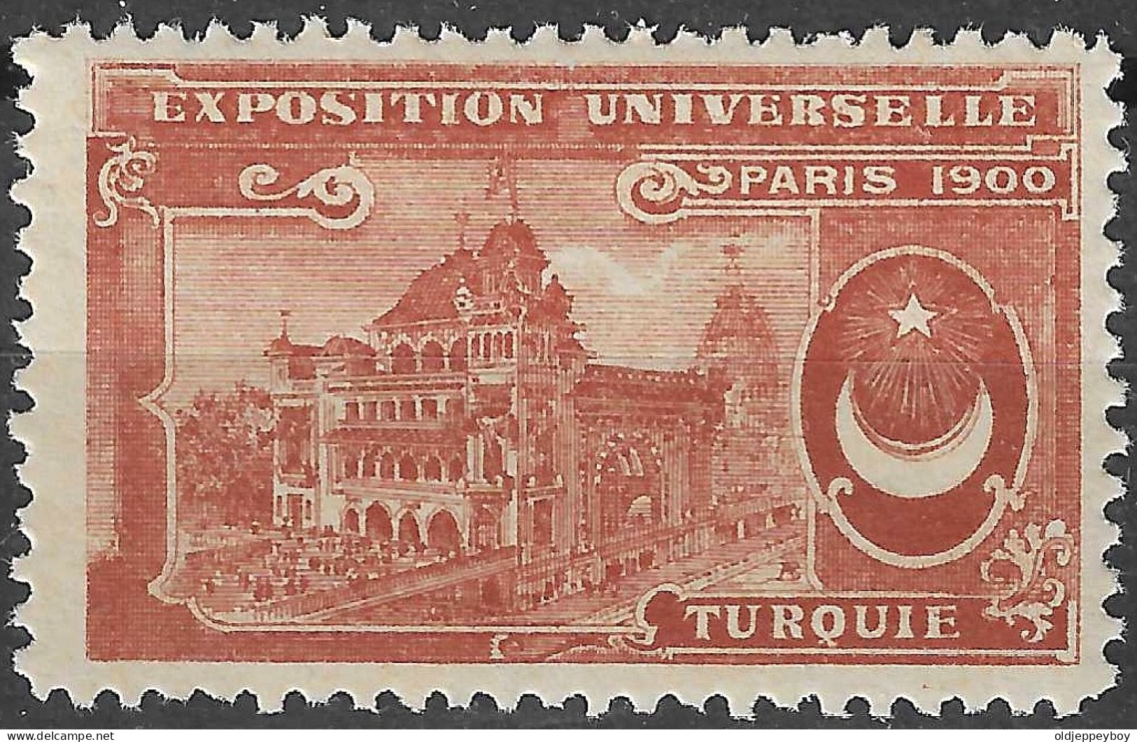 FRANCE ERINOPHILIE Fair EXPOSITION UNIVERSELLE 1900 PARIS TURKEY TURQUIE  Vignette CINDERELLA MNH** - 1900 – Paris (France)