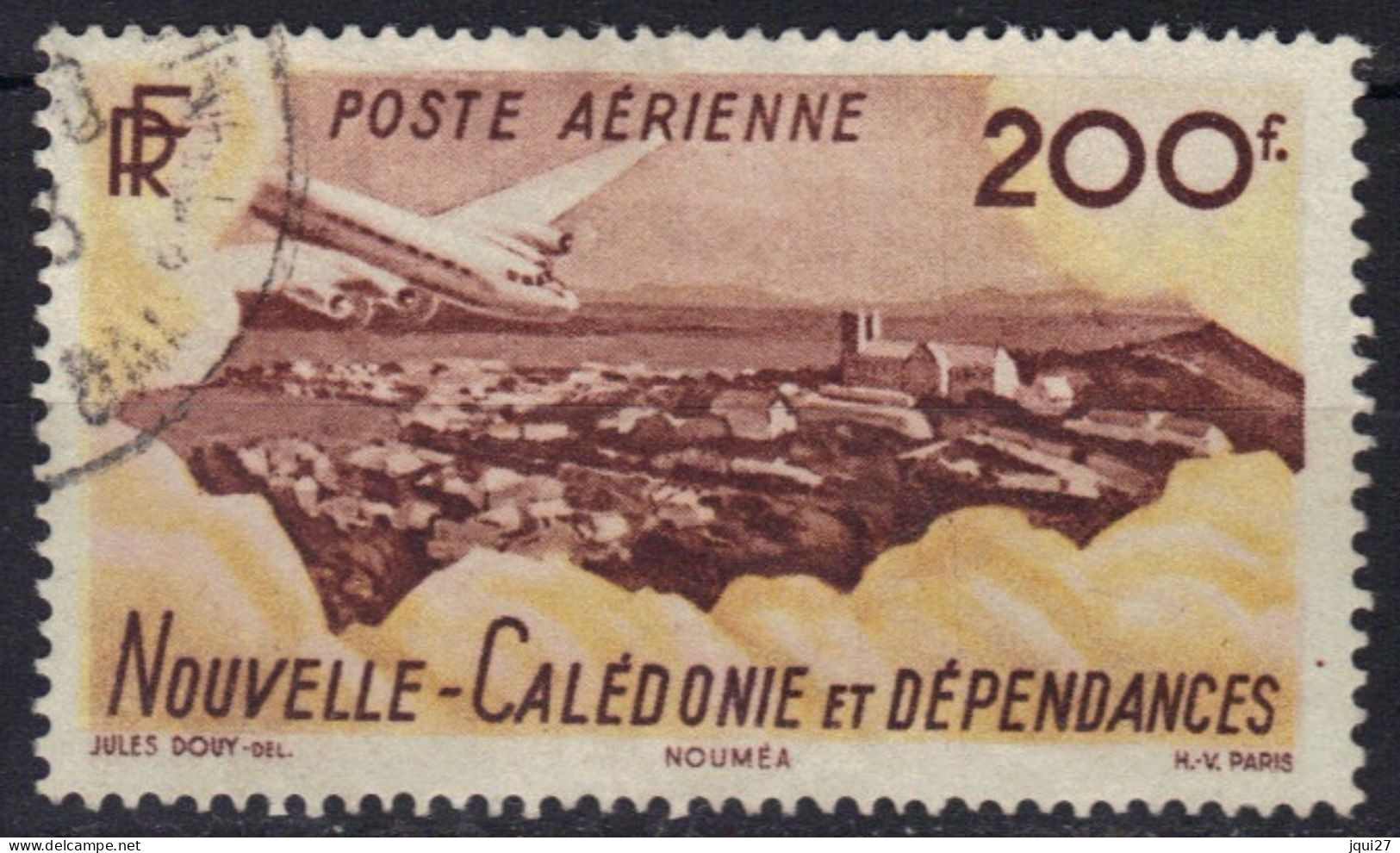 Nouvelle-Calédonie Poste Aérienne N° 63 - Oblitérés