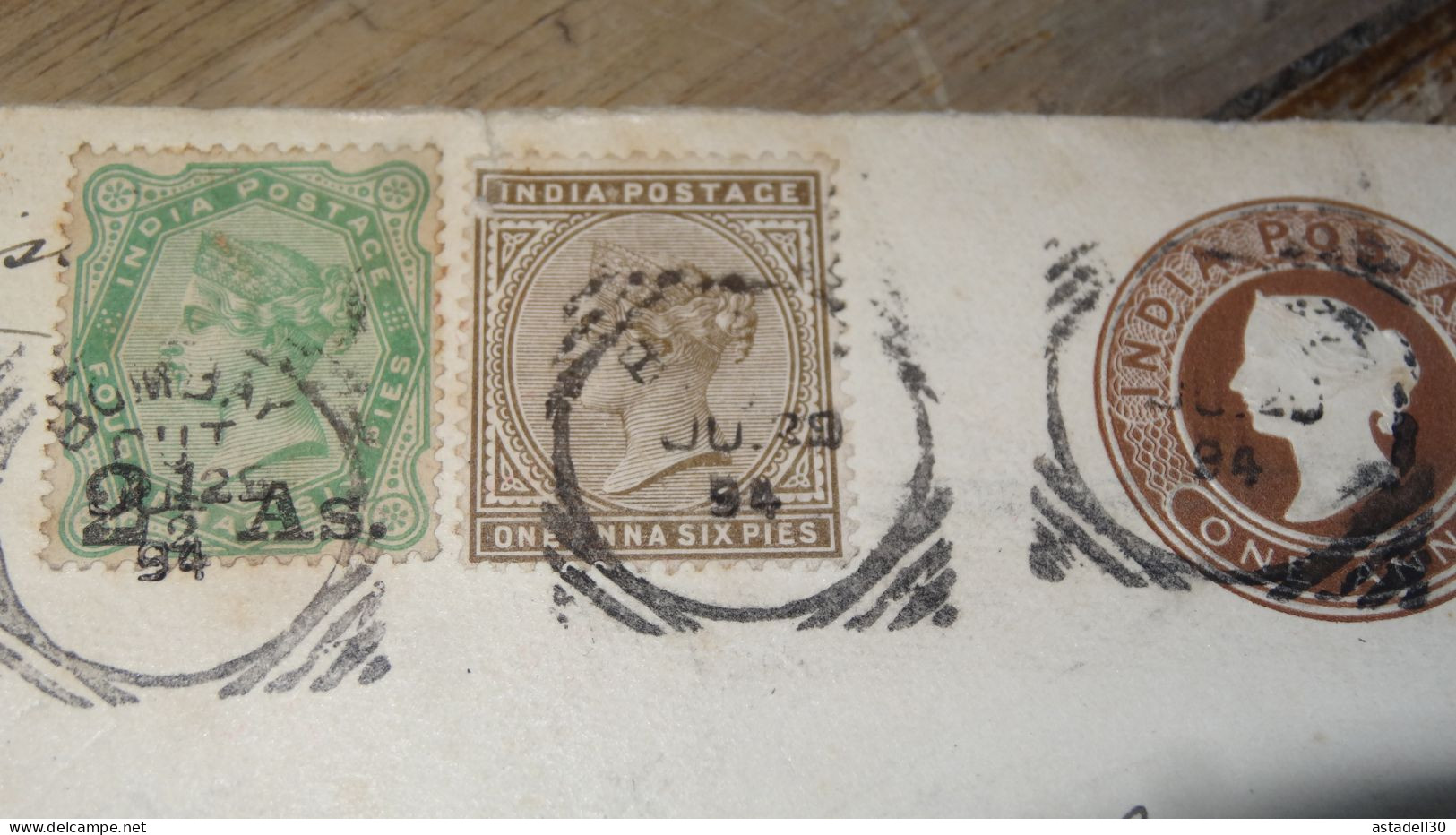 FRONT Cover, INDIA, Bombay To Germany 1894 ......... ..... 240424 ....... CL-8-6 - 1882-1901 Imperium