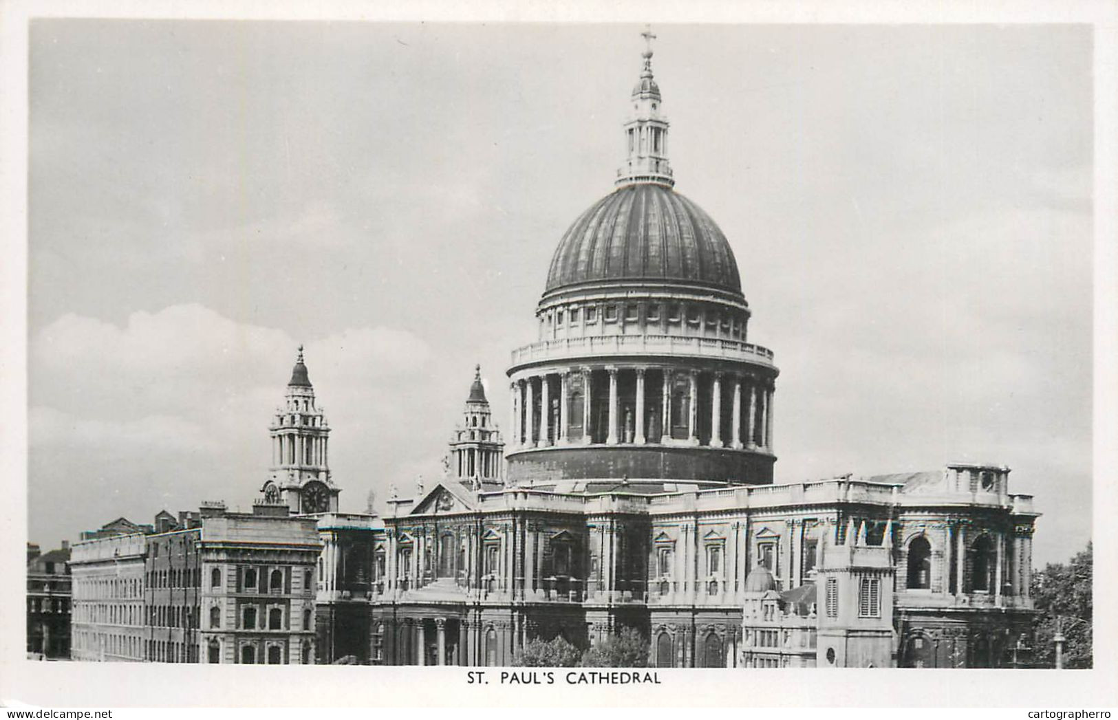England London St Paul's Cathedral Raphael Tuck Real Photo - St. Paul's Cathedral