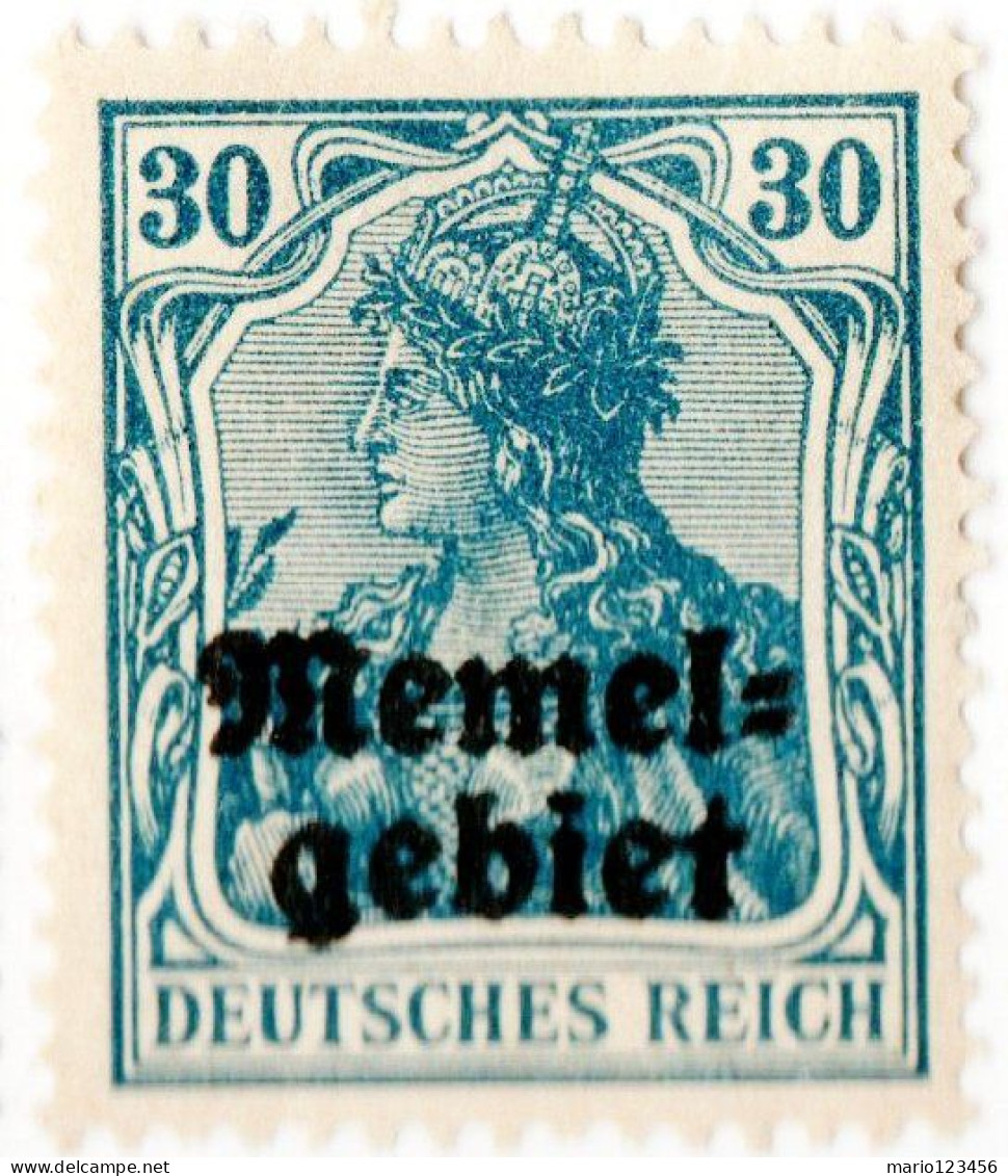 TERRITORIO DI MEMEL, 1920, NUOVI (MLH*) Mi:KL 15, Scott:KL 7, Yt:FR-KL 7 - Neufs