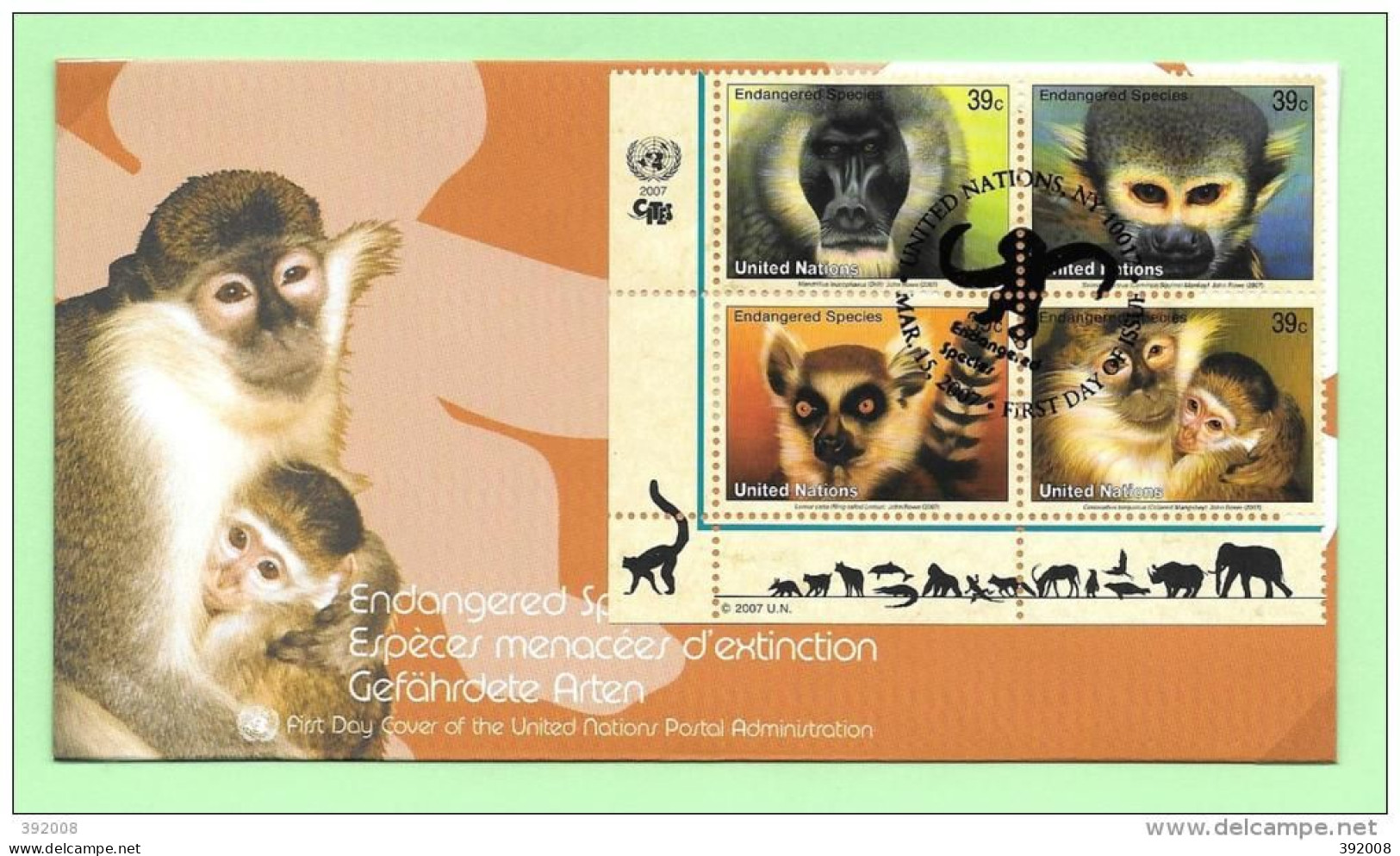 2007 - 1024 / 1027 - Protection De La Nature - 35 - 3 - FDC