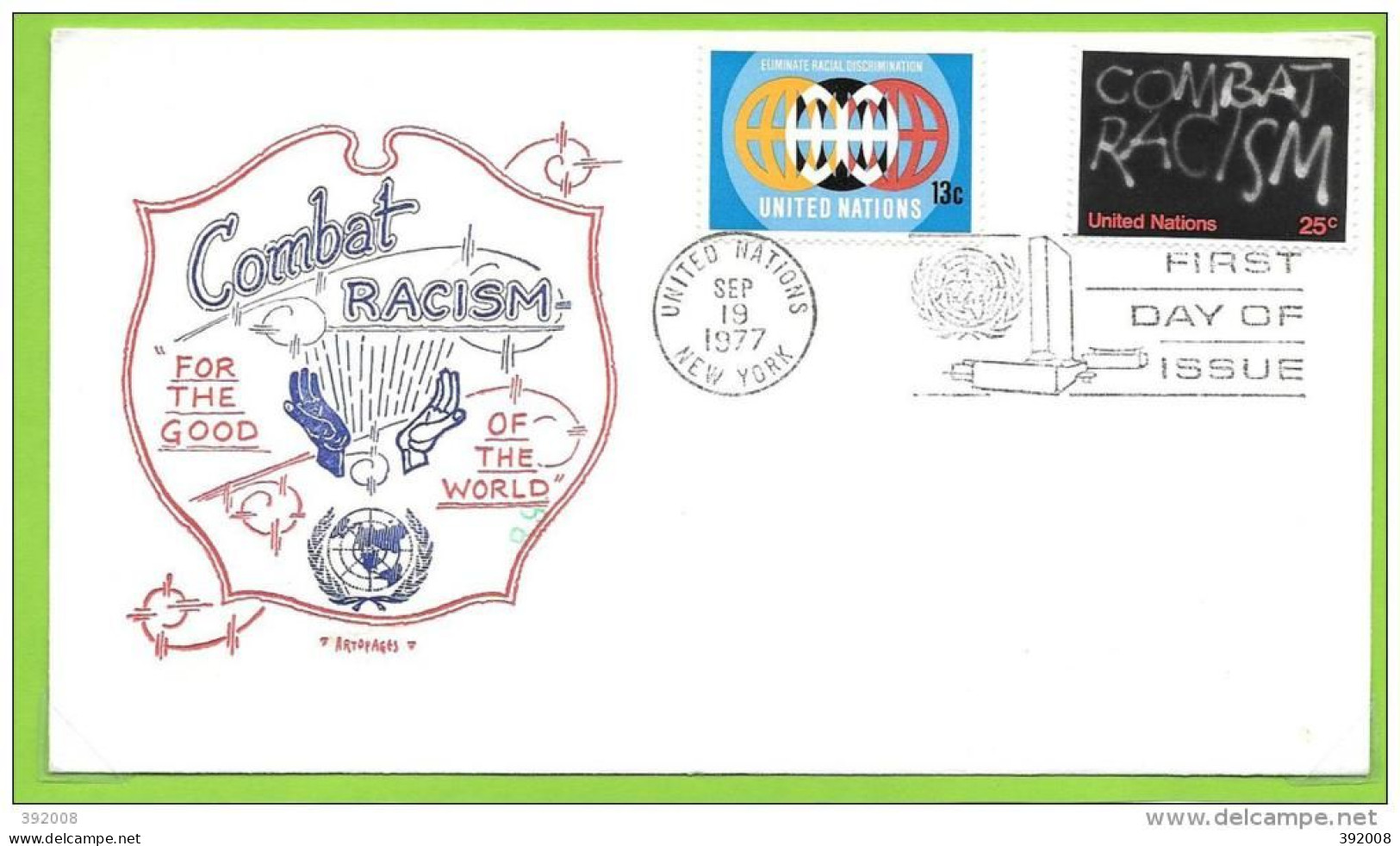 1977 - 280 - Lutte Cotre La Discrimination Raciale - 17 - 3 - FDC