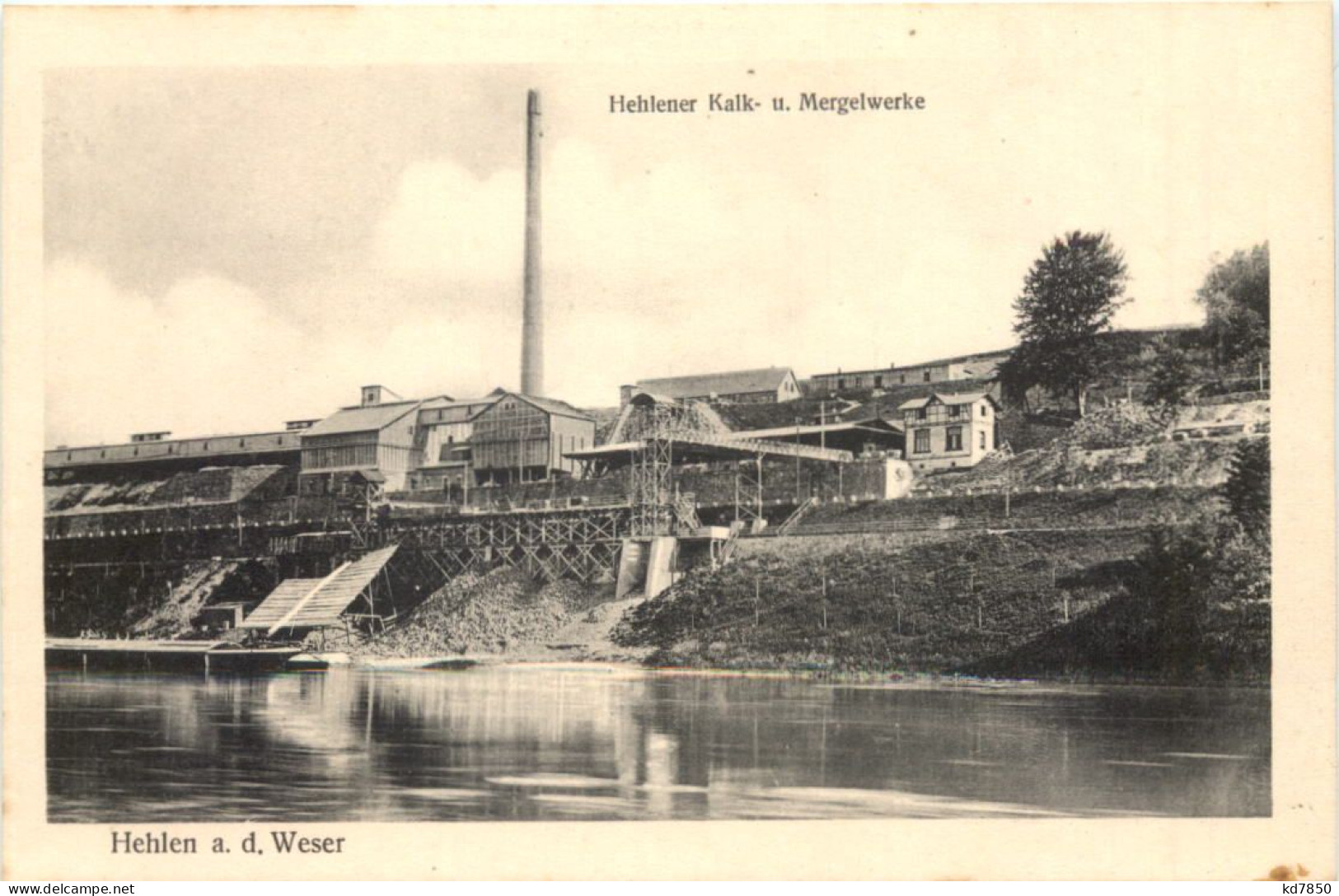 Hehlen An Der Weser - Hehlener Kalk Und Mergelwerke - Holzminden