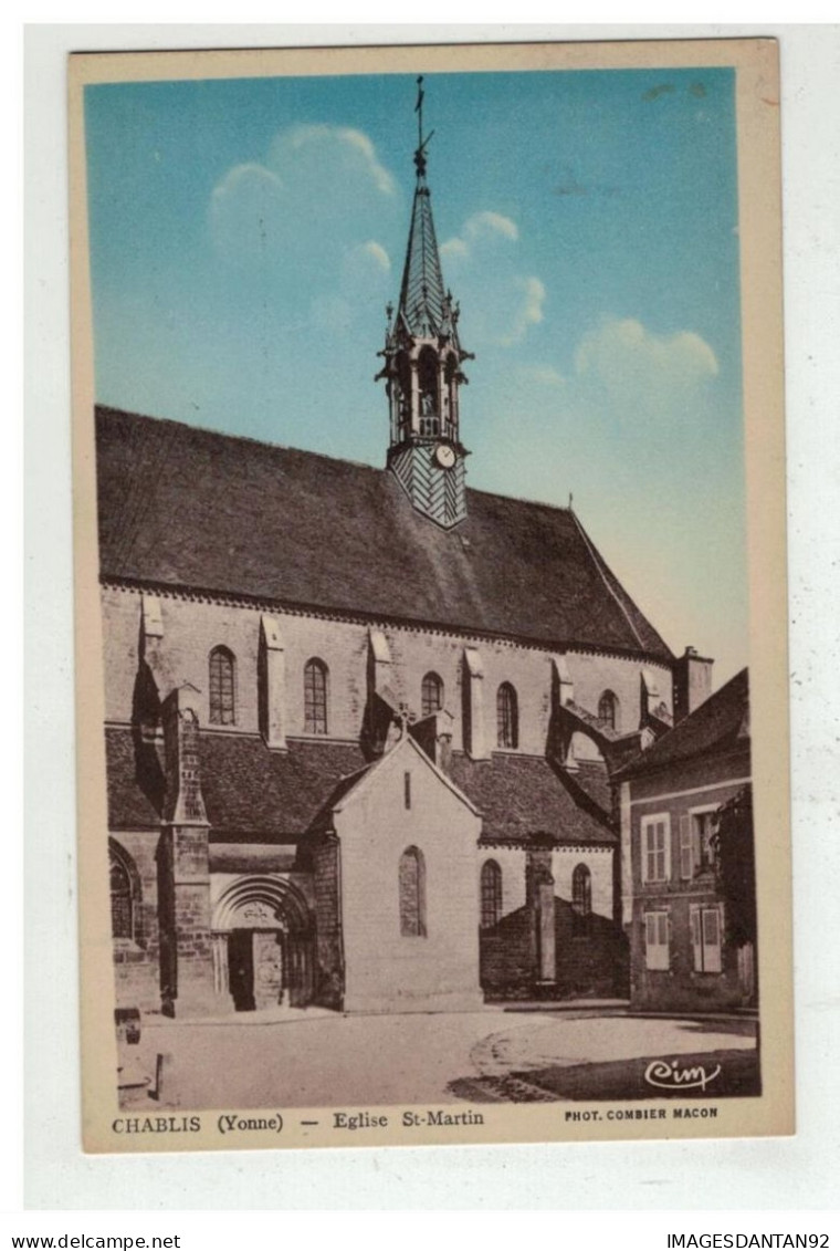 89 CHABLIS #19038 EGLISE SAINT MARTIN - Chablis