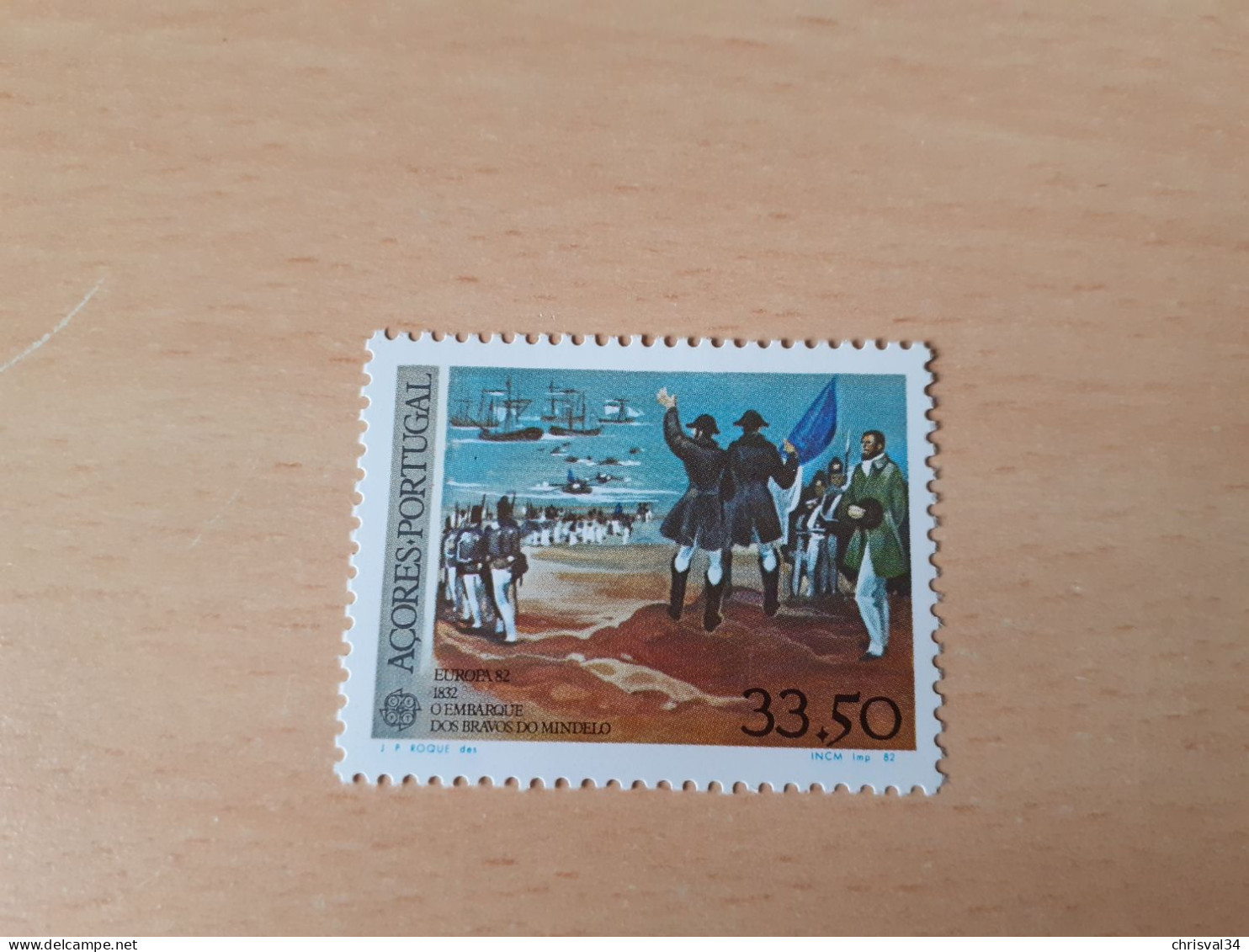 TIMBRE   ACORES   EUROPA   1982    N  342   COTE  2,50  EUROS   NEUF  LUXE** - 1982