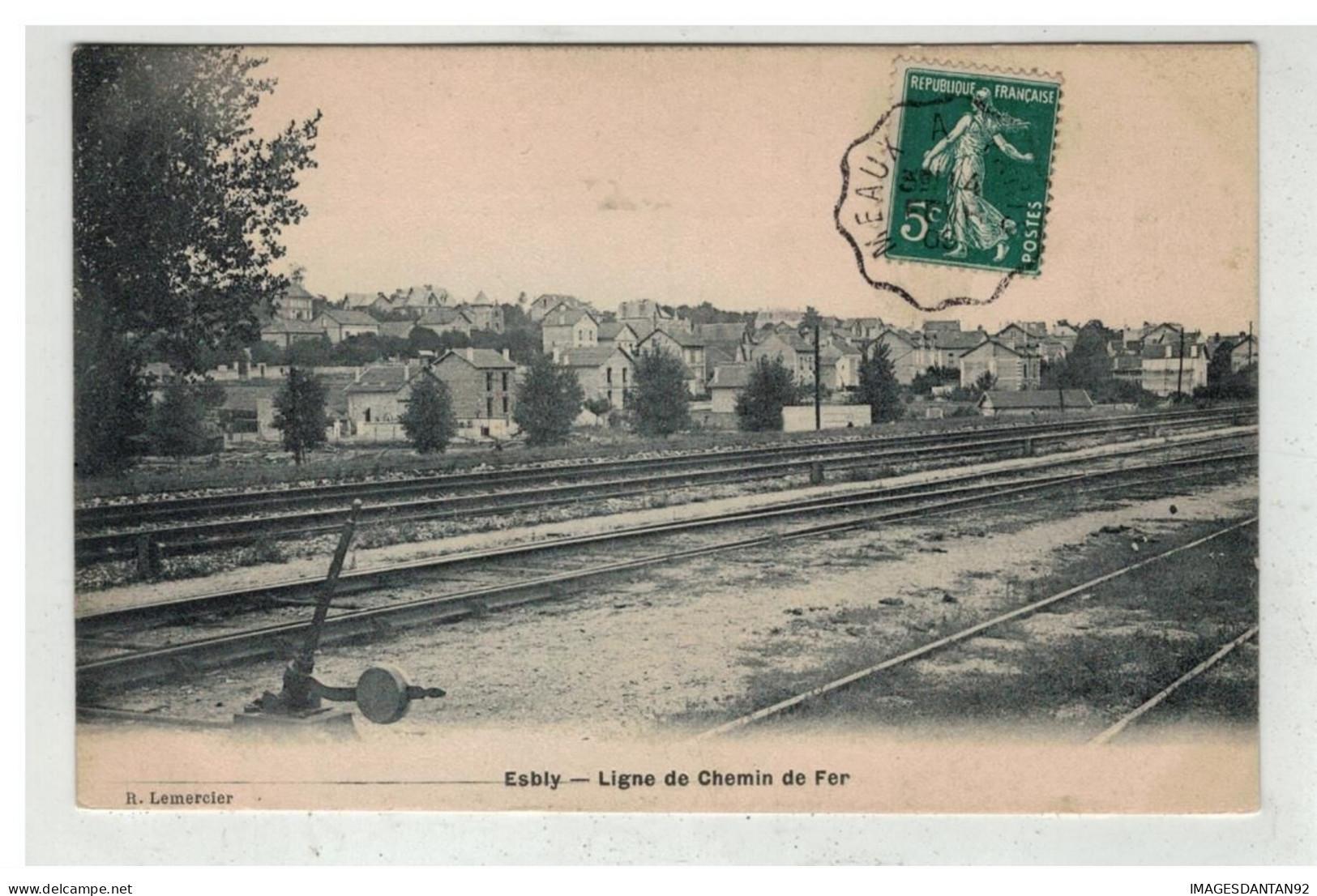 77 ESBLY #19472 LIGNE DE CHEMIN DE FER - Esbly