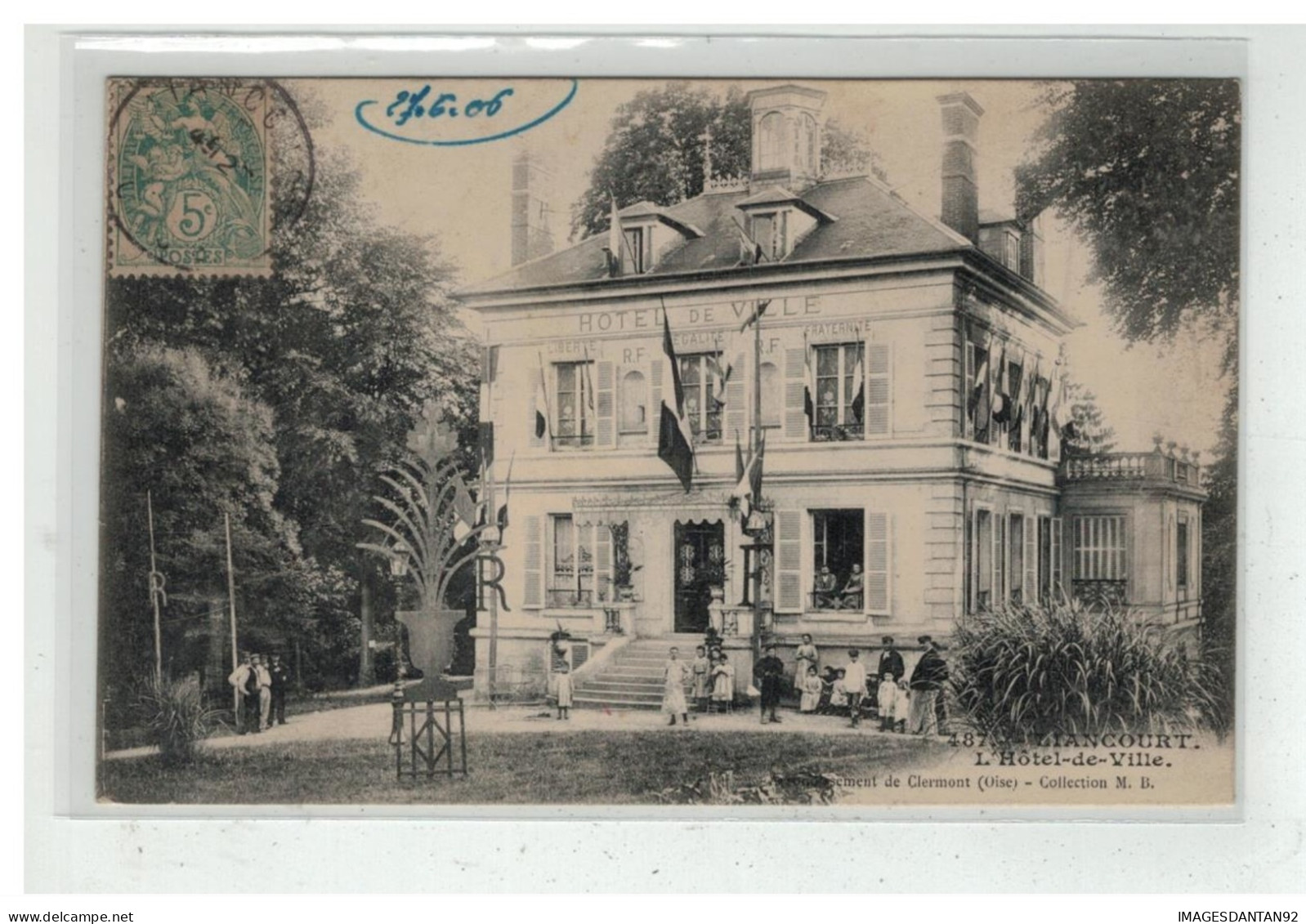 60 LIANCOURT #10331 HOTEL DE VILLE NÂ°487 MAIRIE - Liancourt