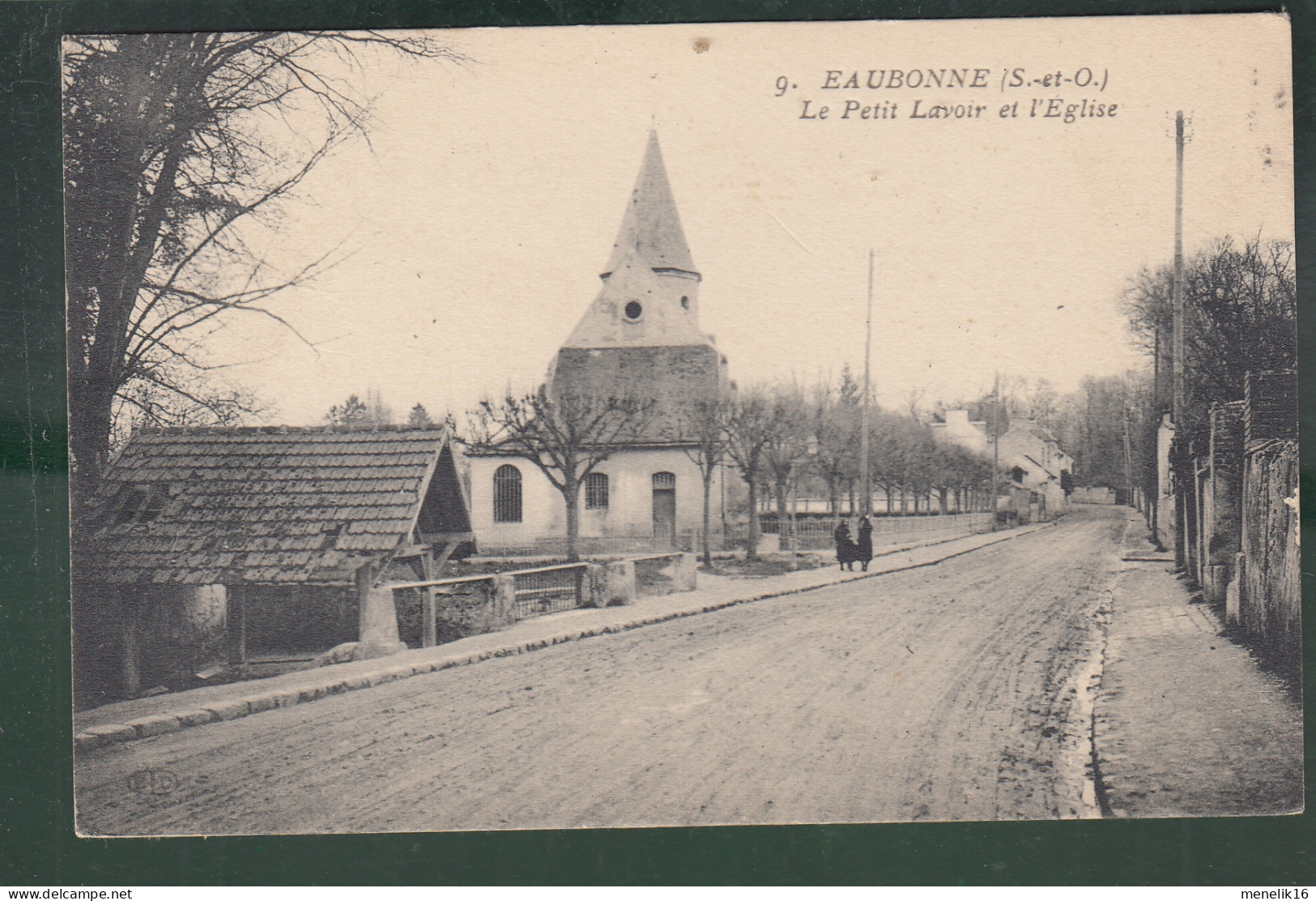 CP - 95 - Eaubonne - Petit Lavoir - Eglise - Ermont-Eaubonne