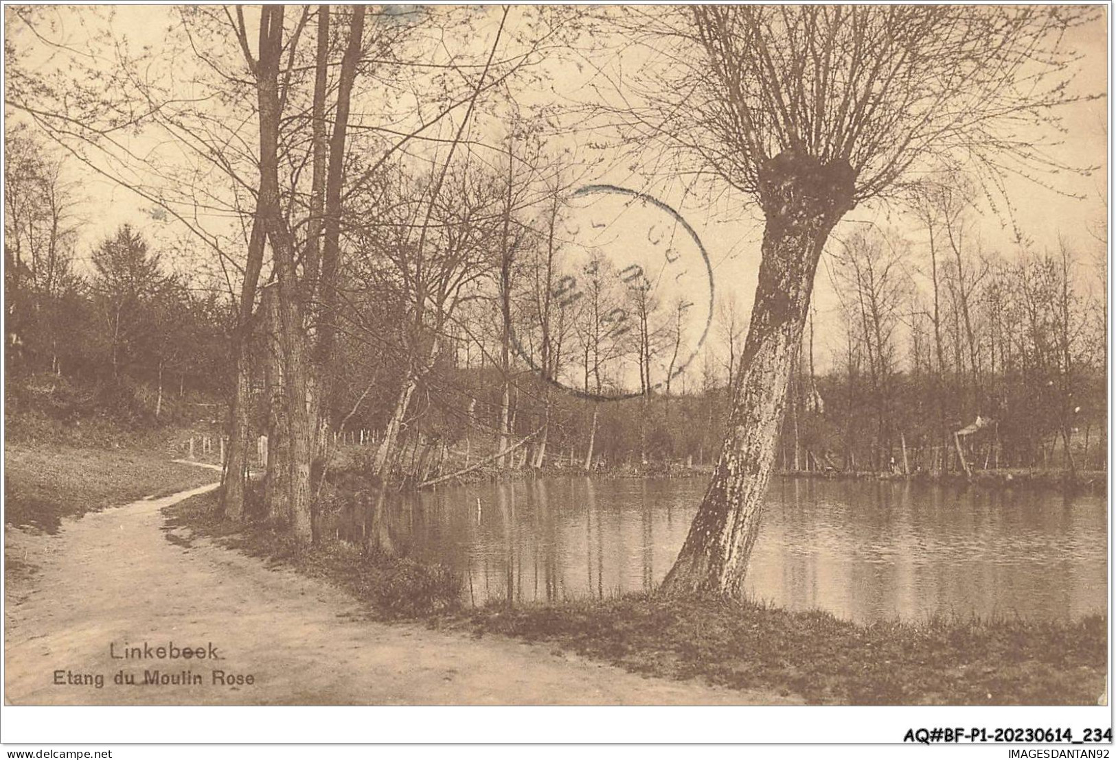 AQ#BFP1-BELGIQUE-0117 - LINKEBEEK - étang Du Moulin Rose - Linkebeek