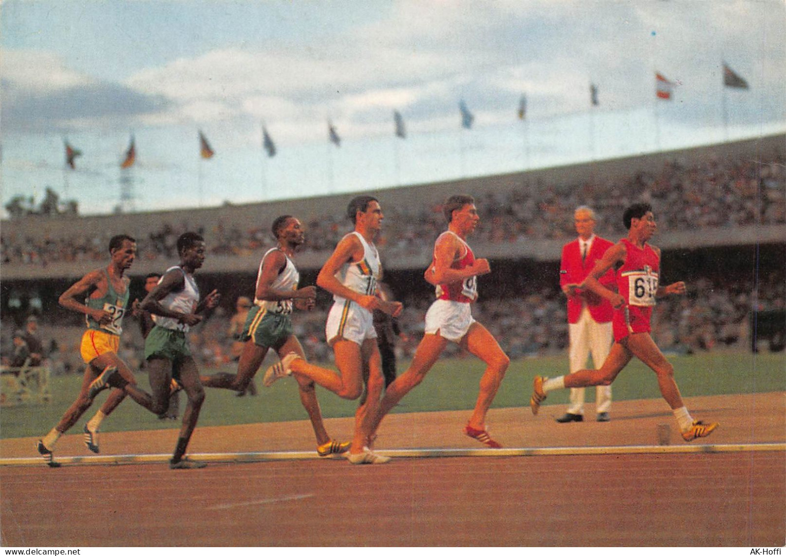 Ansichtskarte Sport - 10 000 M Lauf Mexiko 1968 - Athlétisme