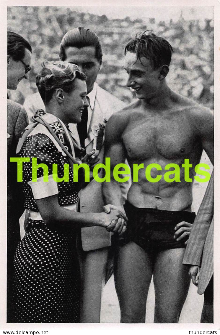 OLYMPIA 1936 IMAGE CHROMO OLYMPICS OLYMPIC GAMES BAND II BILD 81 WILLIE DEN OUDEN UNGARN CSIK HOLLAND NEDERLAND NATATION - Trading Cards