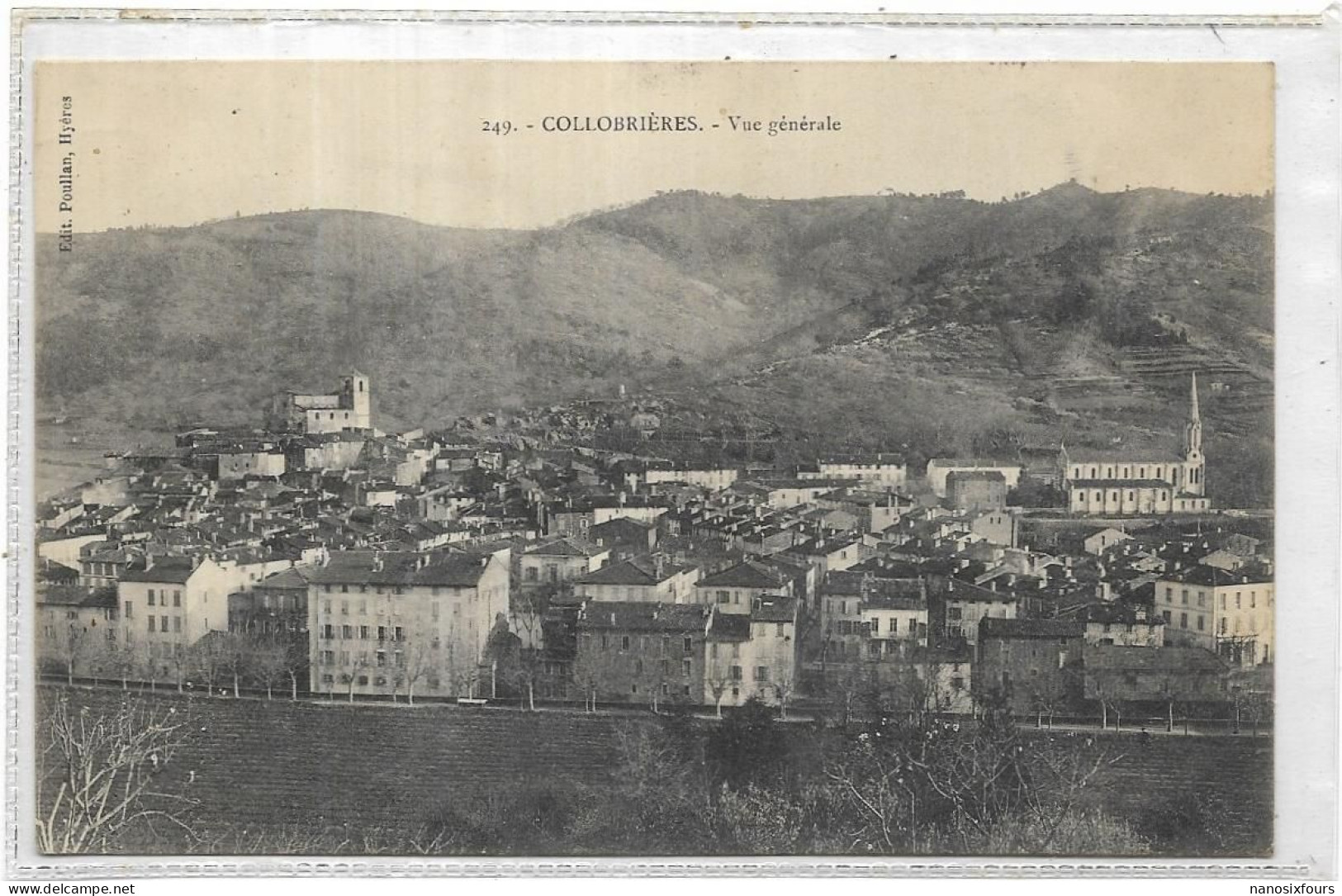 D 83. COLLOBRIERES. VUE GENERALE.  CARTE ECRITE - Collobrieres