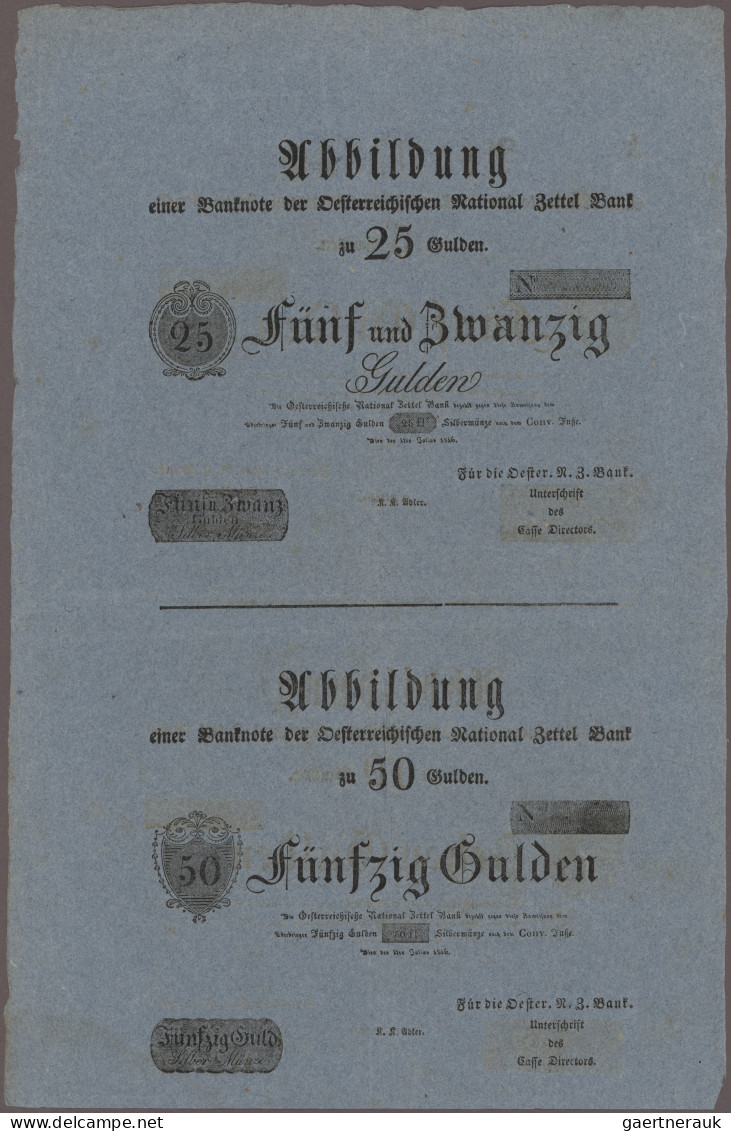 Austria: Oesterreichische National-Zettel-Bank, Circular-Verordnung Vom 20. Juni - Autriche