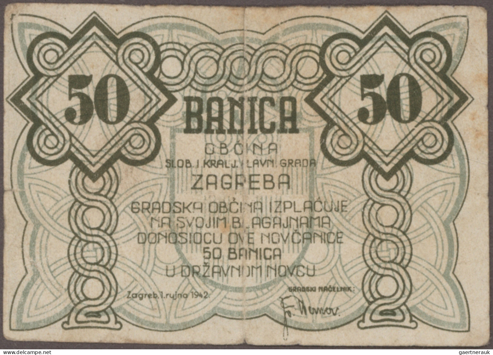 Croatia: Croatia And Serbian Krajina, Lot With 160 Banknotes, Series 1941-1993, - Kroatien