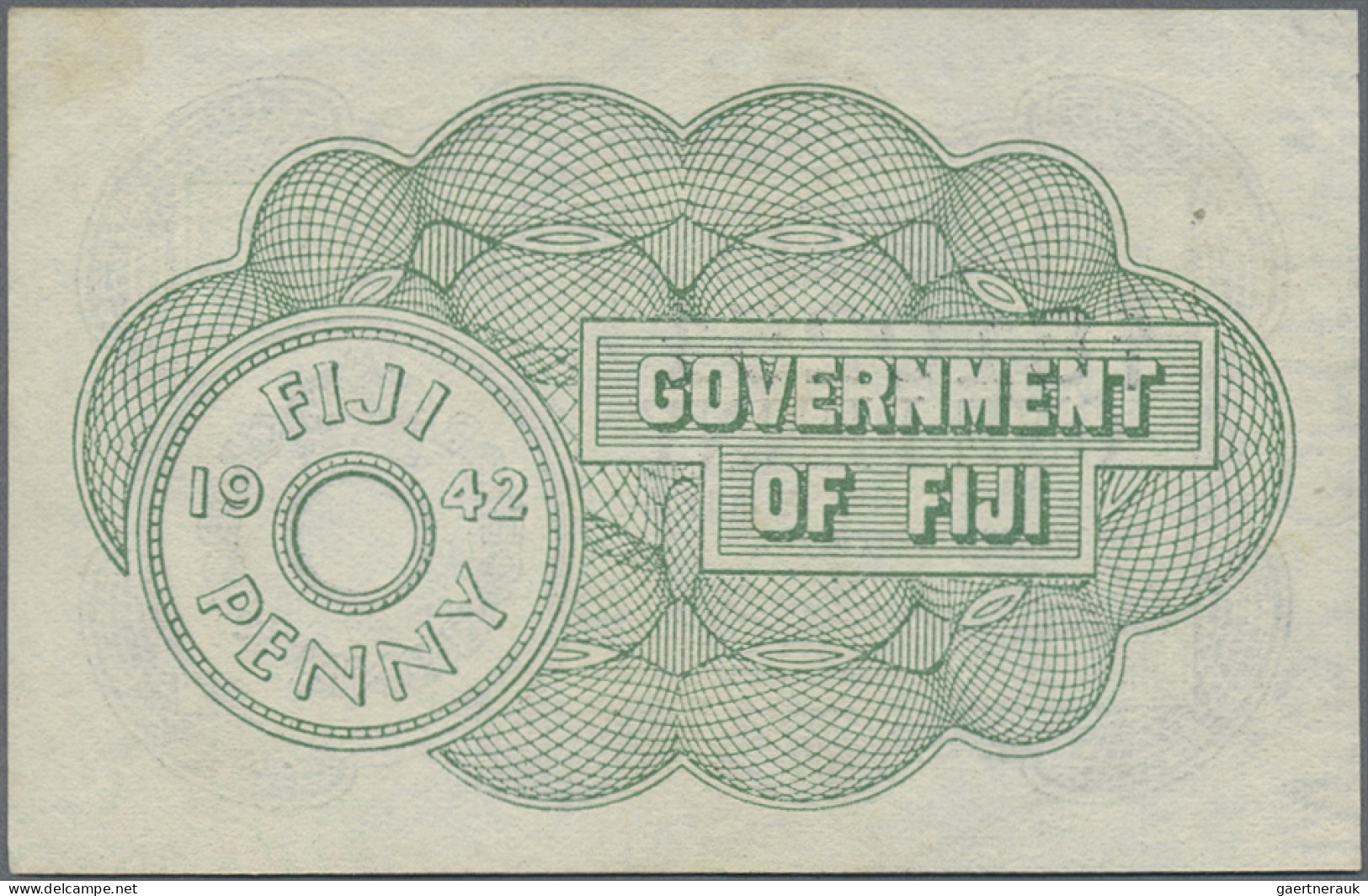Fiji - Bank Notes: Government Of Fiji, Lot With 3 Banknotes, 1942 Series, With 1 - Fiji
