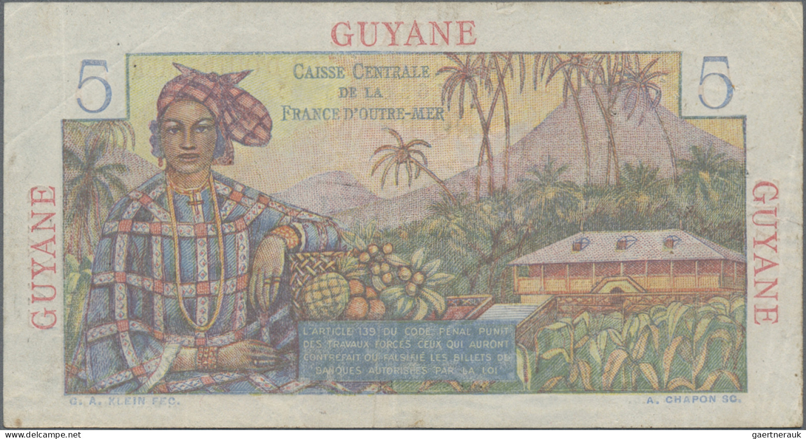 French Guiana: Banque De La Guyane And Caisse Centrale De La France D'Outre-Mer - Guyane Française