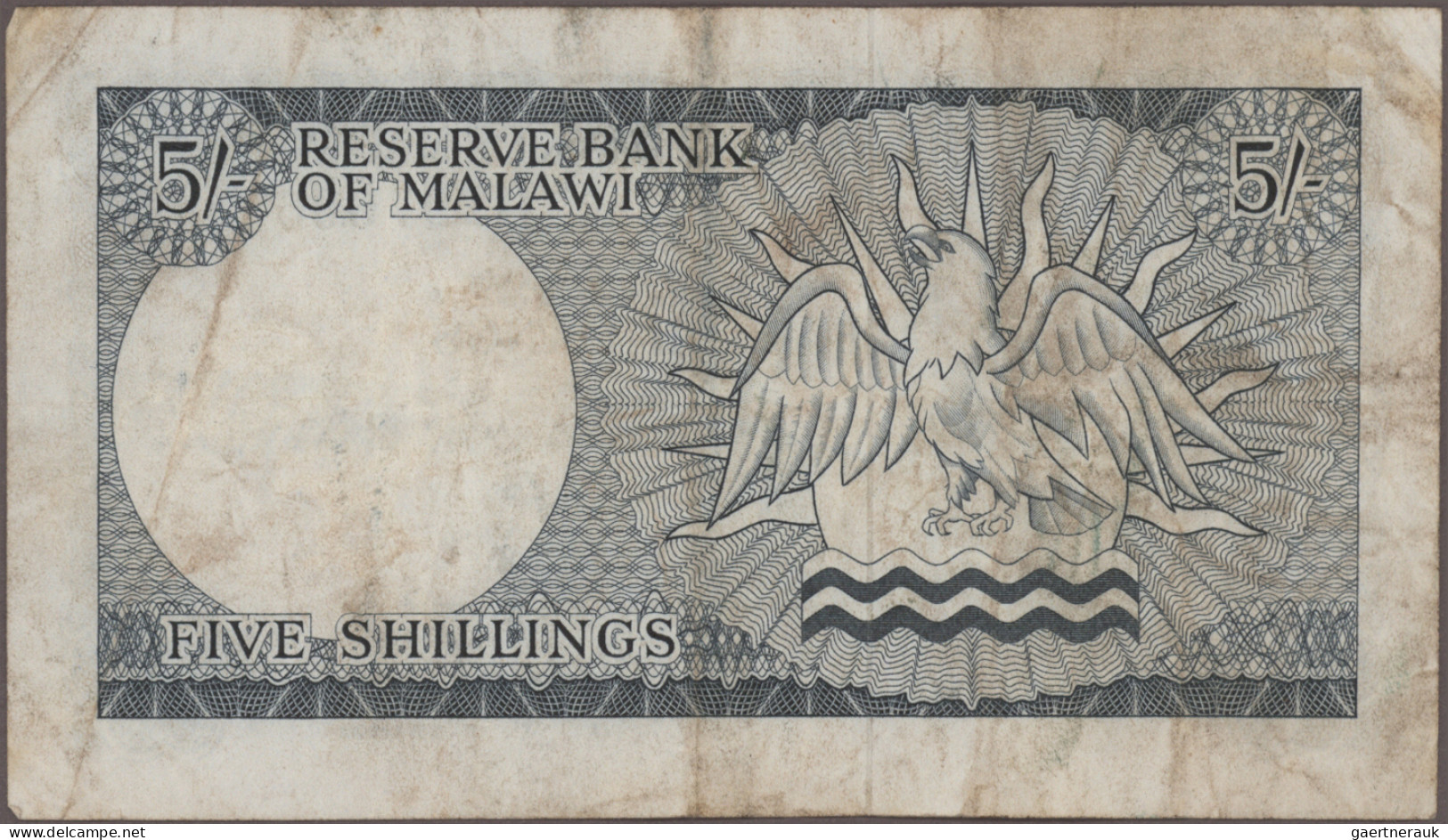 Malawi: The Reserve Bank Of Malawi, Very Nice Lot With 9 Banknotes, Series 1964- - Malawi