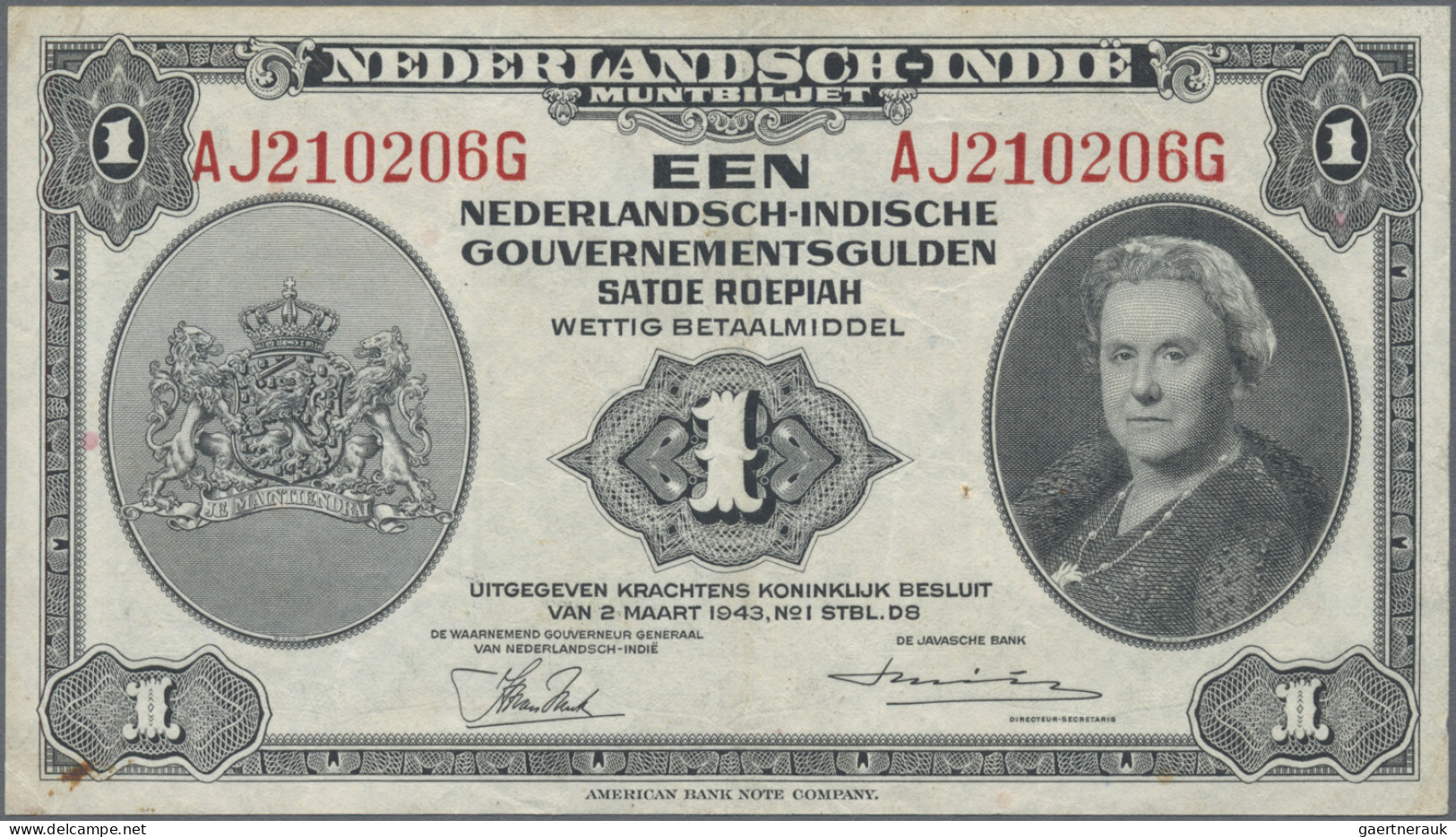 Netherlands Indies: Ministry Of Finance / Javasche Bank, Nice Set With 5 Banknot - Indes Néerlandaises