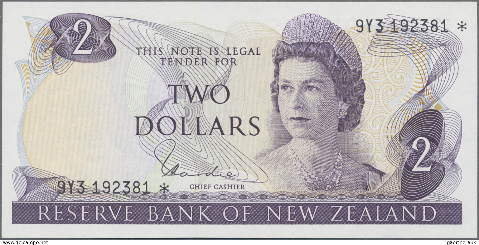 New Zealand: Reserve Bank Of New Zealand, Huge Lot With 10 Banknotes, Series ND( - Nouvelle-Zélande