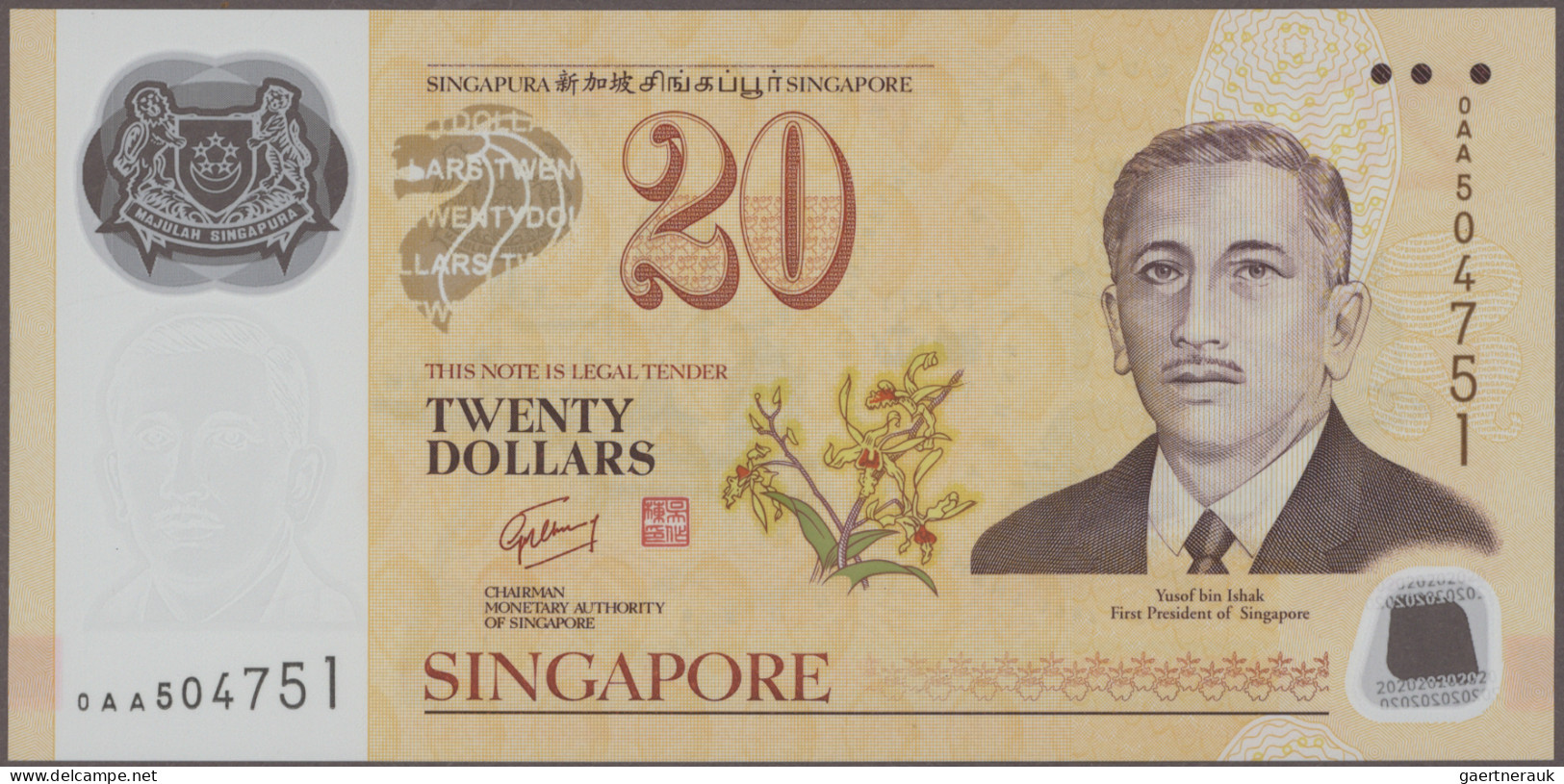 Singapore: Board Of Commissioners Of Currency And Monetary Authority Of Singapor - Singapore