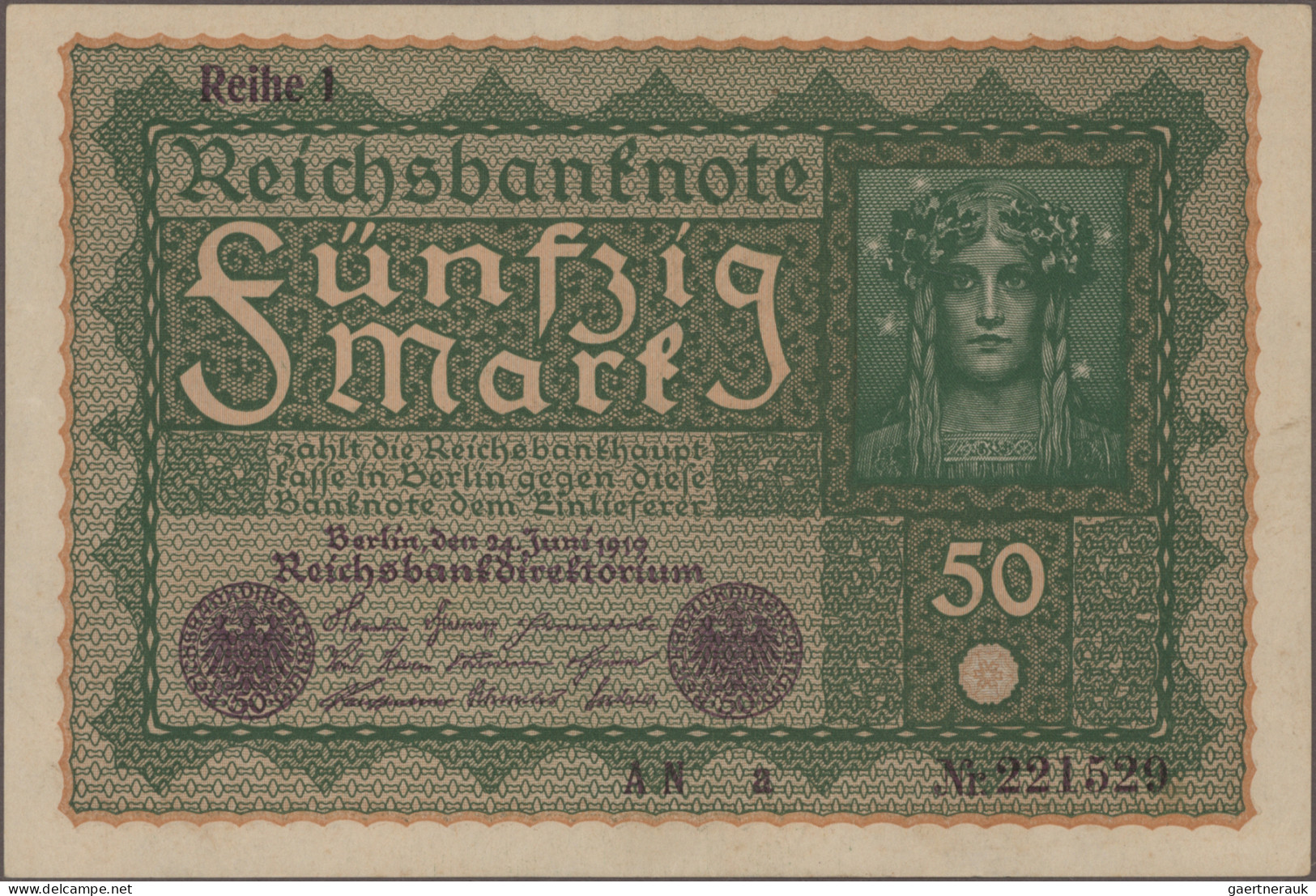 Deutschland - Deutsches Reich Bis 1945: Großes Konvolut Mit 392 Banknoten Der In - Andere & Zonder Classificatie